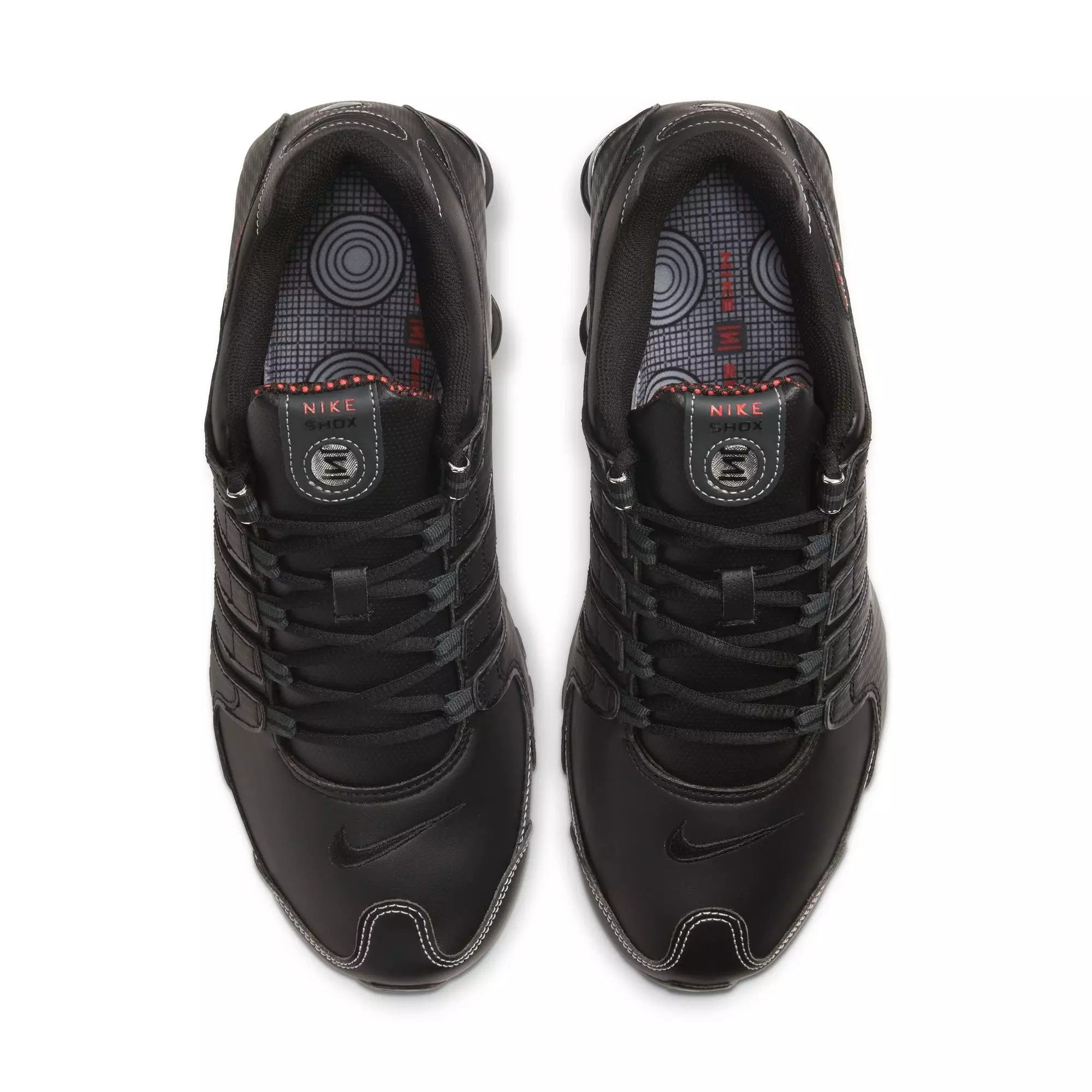 Nike Shox NZ "Black/Varsity Red/White" Men's Shoe - BLACK/RED