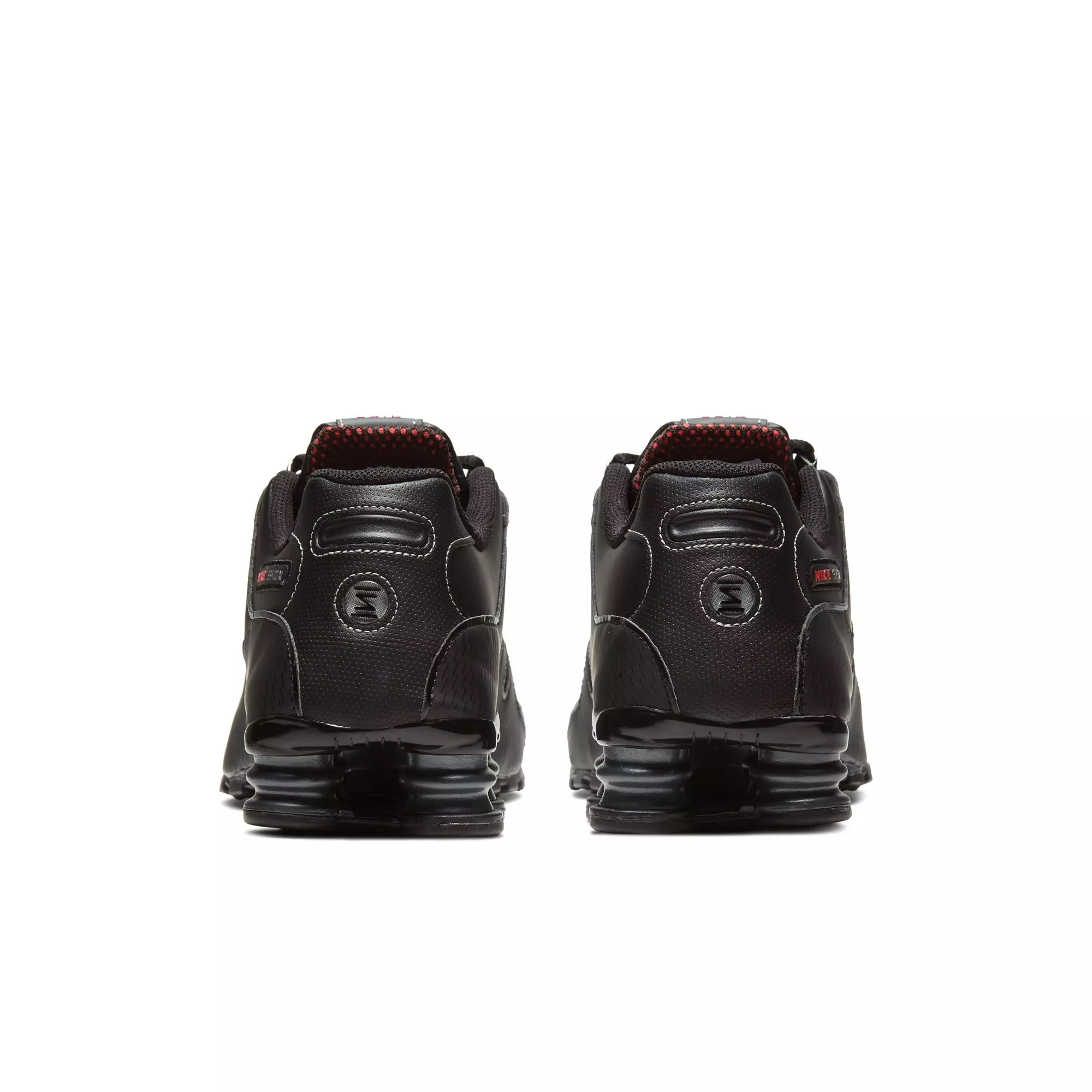 Nike Shox NZ "Black/Varsity Red/White" Men's Shoe - BLACK/RED