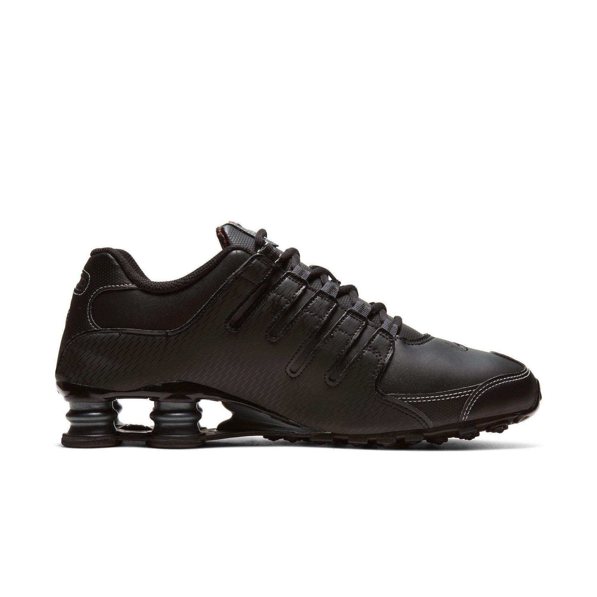 Nike Shox NZ "Black/Varsity Red/White" Men's Shoe - BLACK/RED Thumbnail View 2