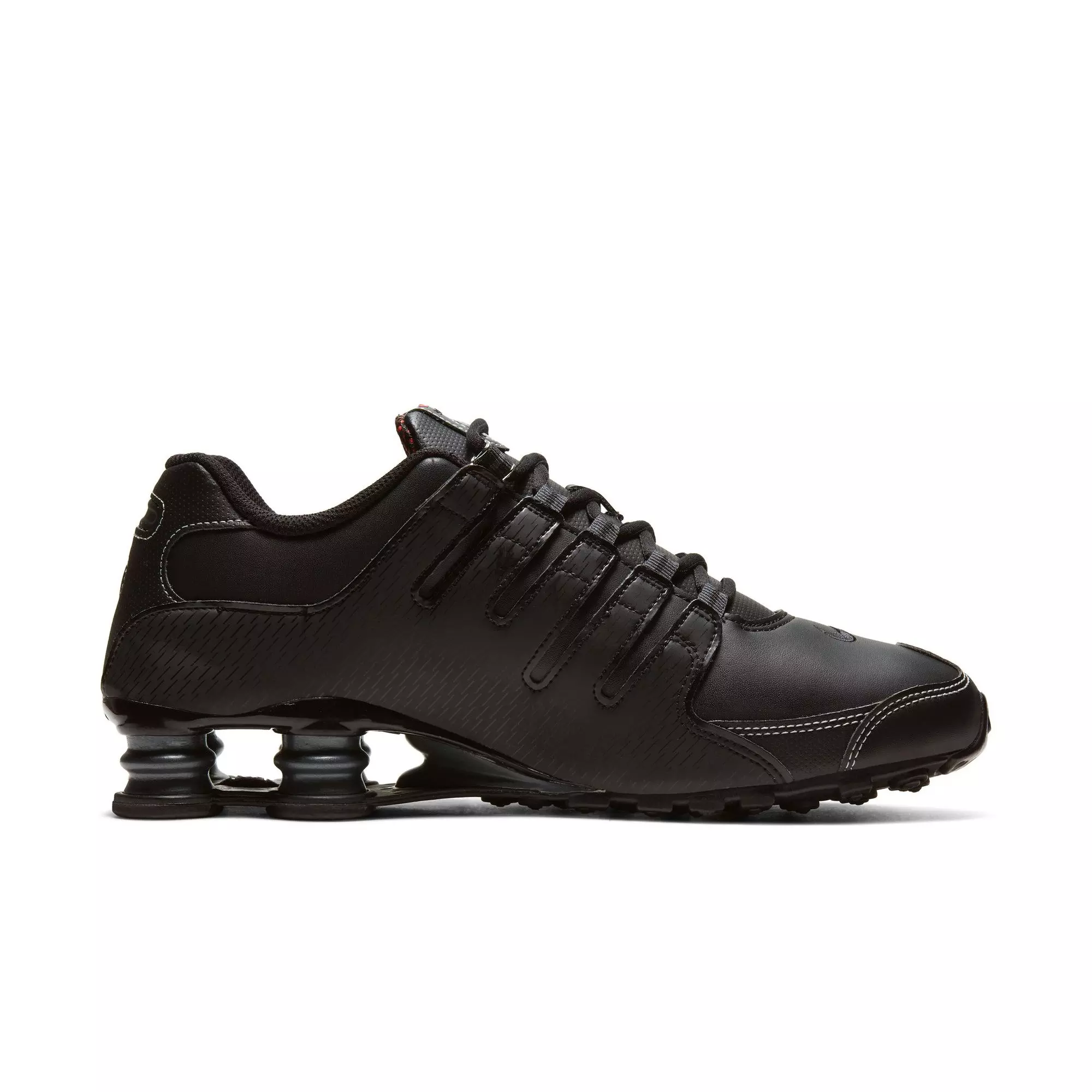 Nike Shox NZ "Black/Varsity Red/White" Men's Shoe - BLACK/RED