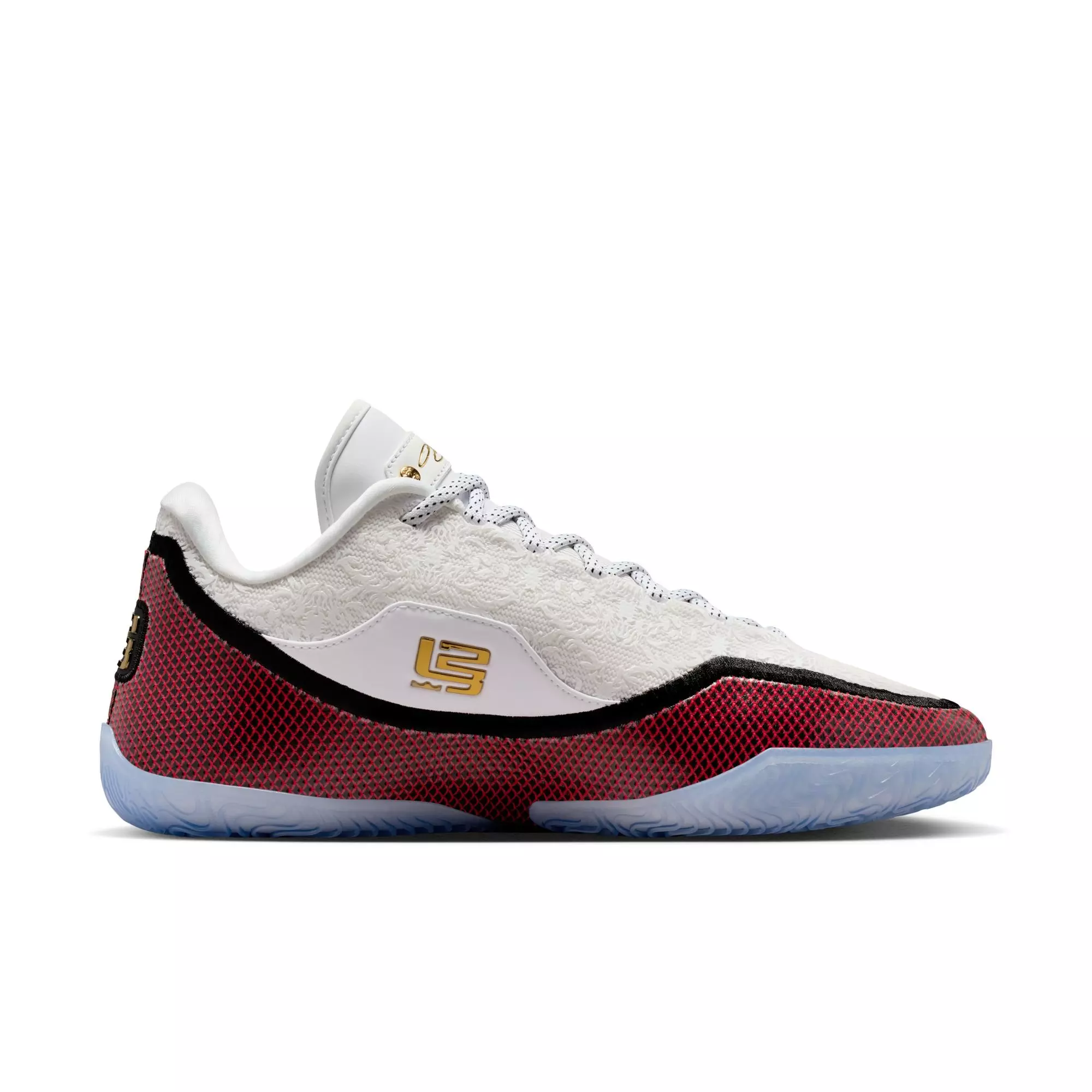 Nike LeBron XXIII "Grand Opening" Men's Basketball Shoe - WHITE/METALLIC GOLD/UNIVERSITY RED