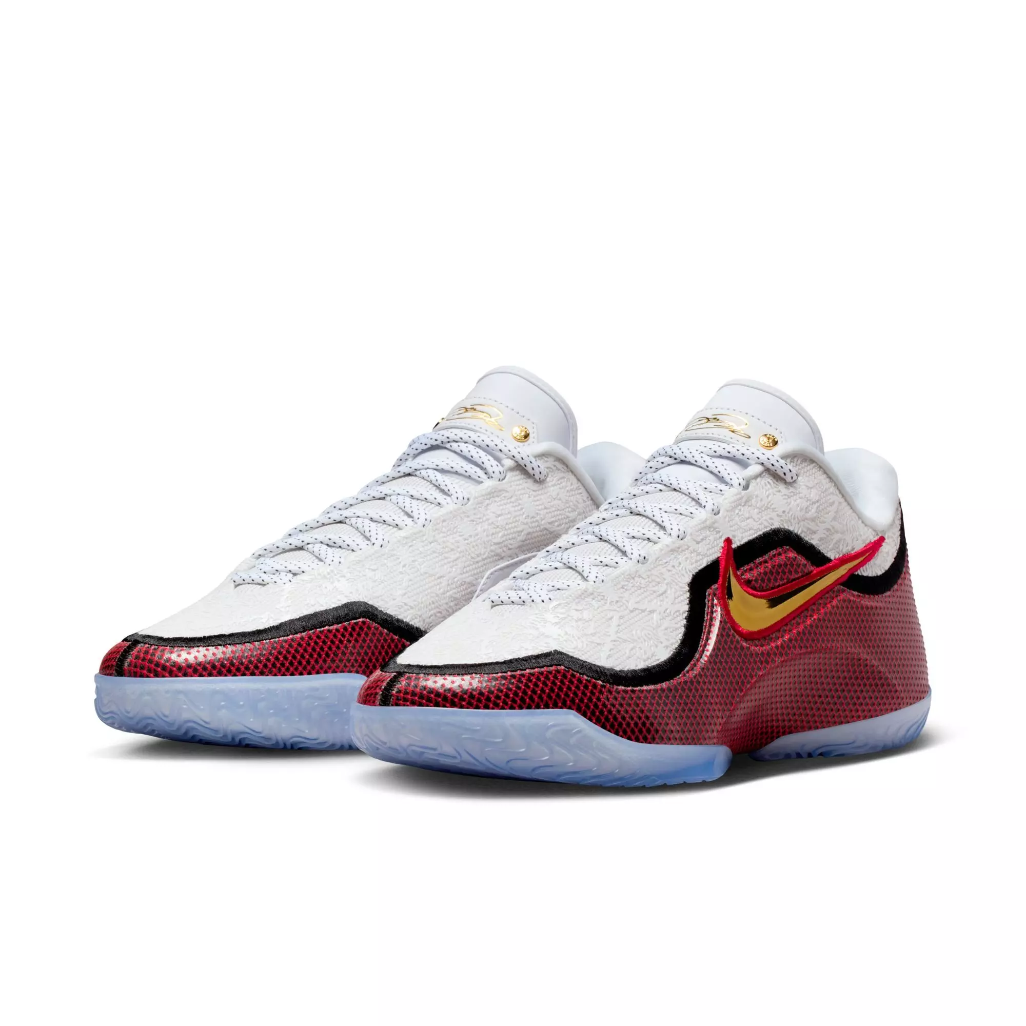 Nike LeBron XXIII "Grand Opening" Men's Basketball Shoe - WHITE/METALLIC GOLD/UNIVERSITY RED