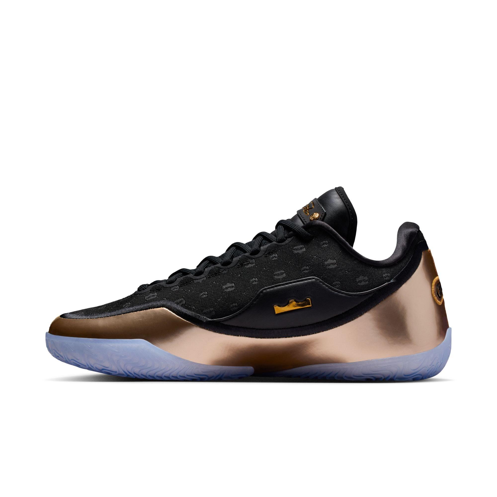 Nike LeBron XXIII "Chosen One" Men's Basketball Shoe - BLACK/METALLIC GOLD/VIVID PURPLE Thumbnail View 16