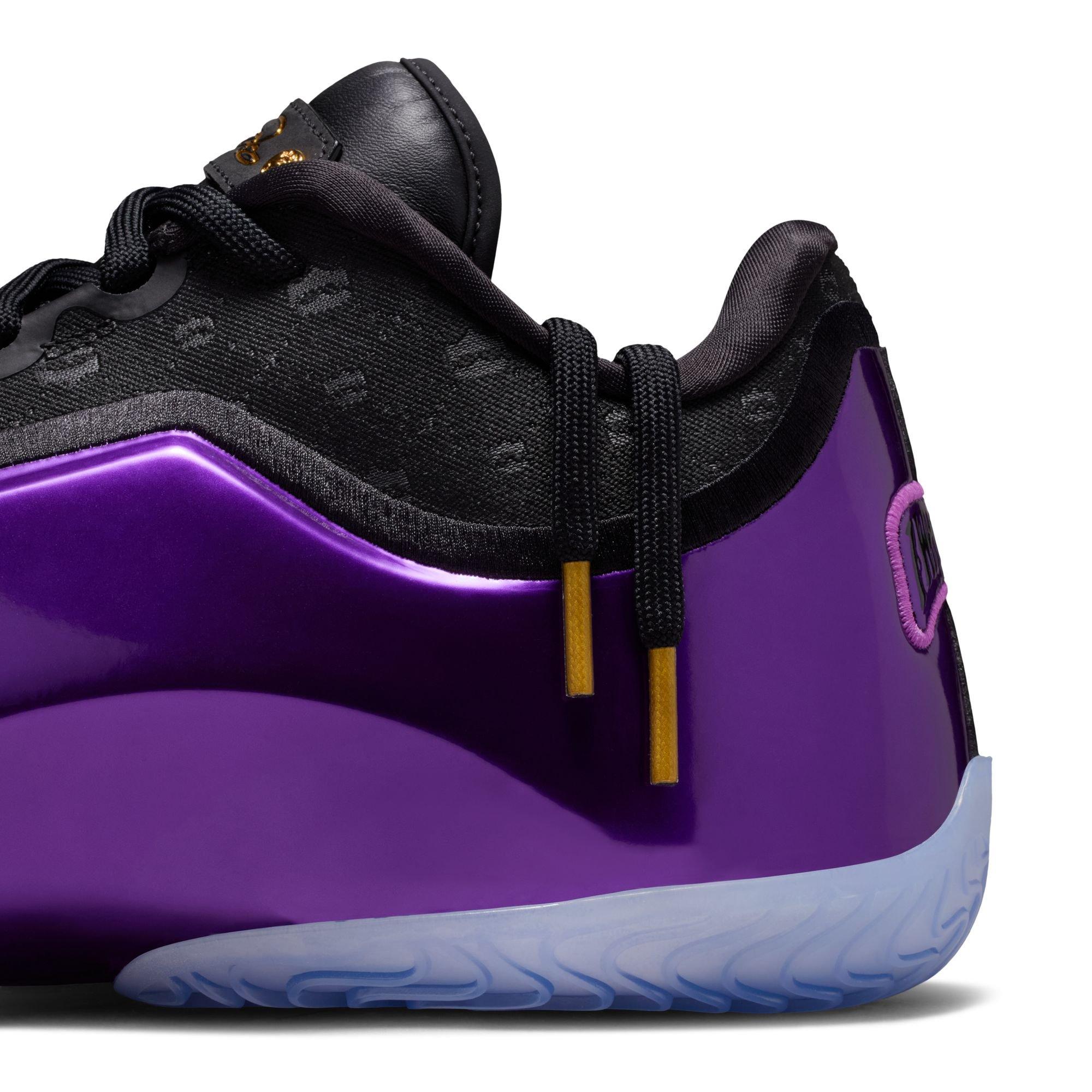 Nike LeBron XXIII "Chosen One" Men's Basketball Shoe - BLACK/METALLIC GOLD/VIVID PURPLE Thumbnail View 7