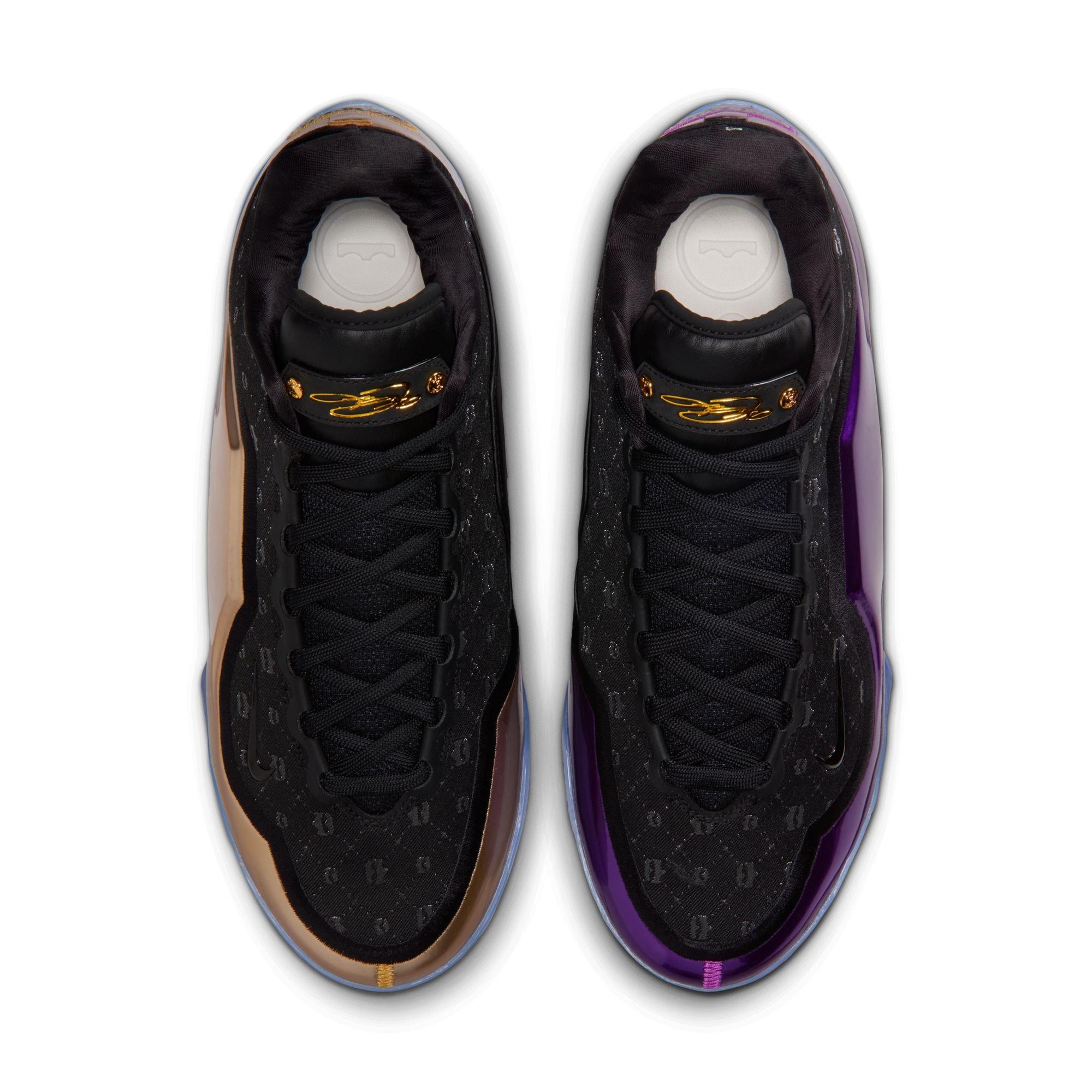 Nike LeBron XXIII "Chosen One" Men's Basketball Shoe - BLACK/METALLIC GOLD/VIVID PURPLE Thumbnail View 18