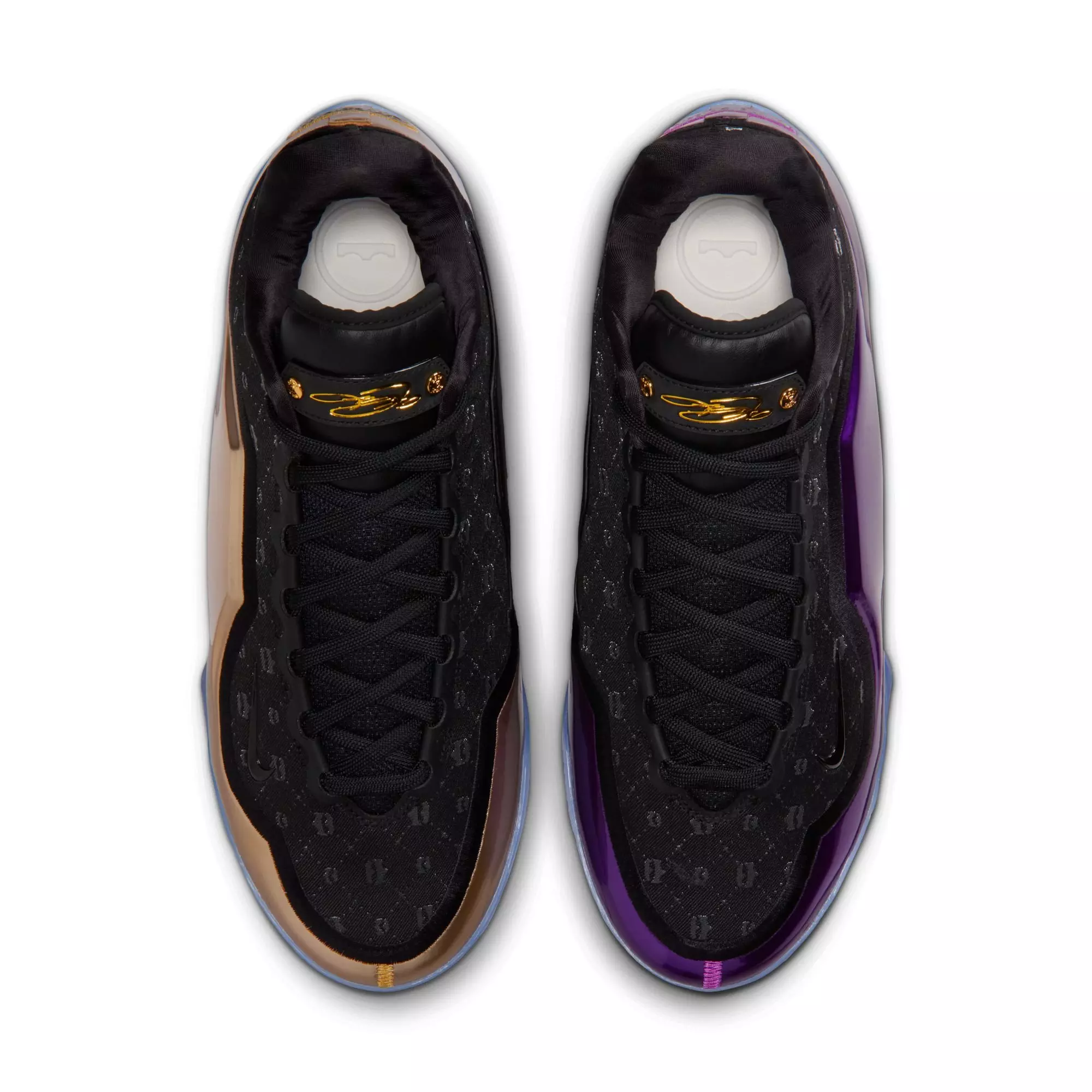 Nike LeBron XXIII "Chosen One" Men's Basketball Shoe - BLACK/METALLIC GOLD/VIVID PURPLE