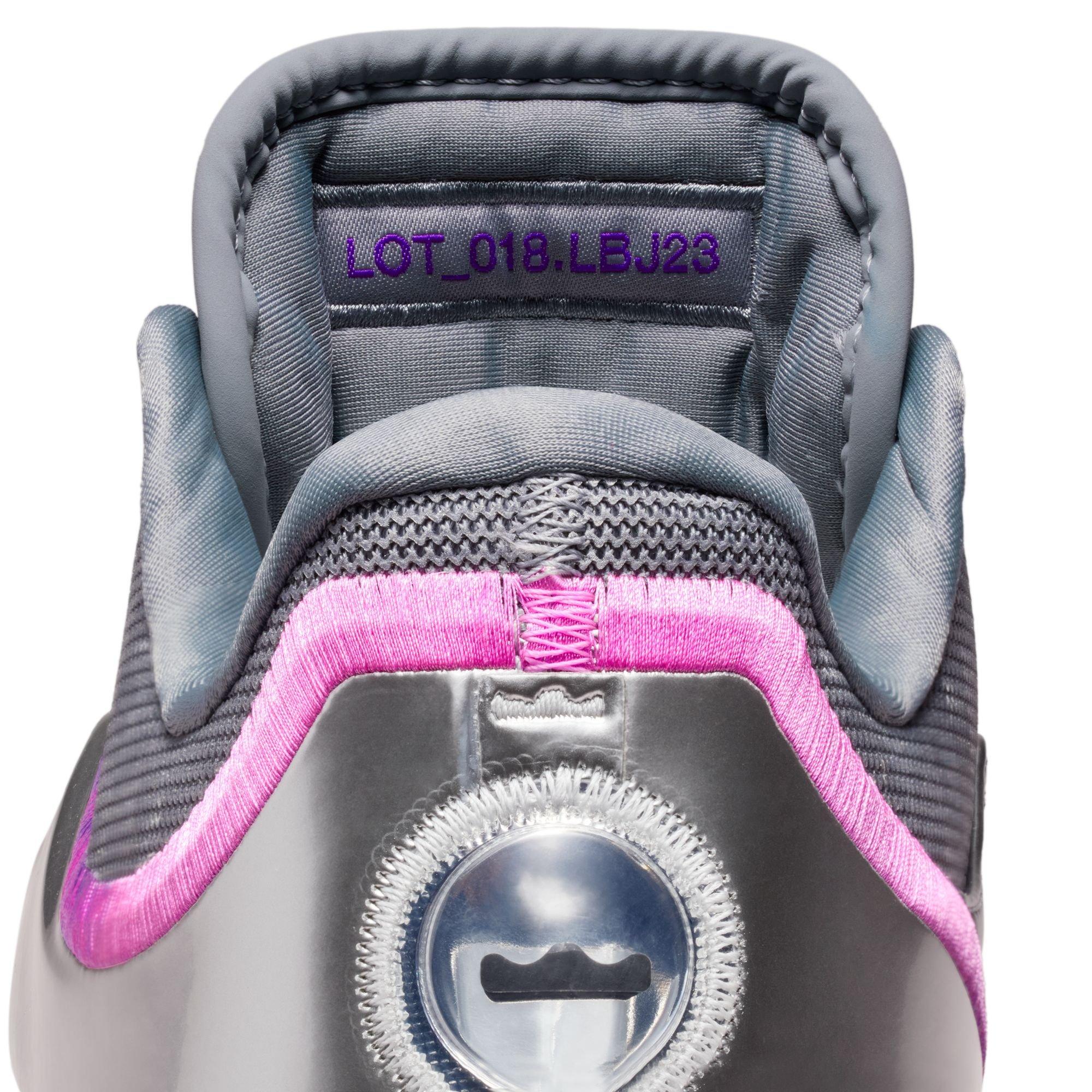 Nike LeBron XXIII "Bubble Boy" Men's Basketball Shoe - COOL GREY/METALLIC SILVER Thumbnail View 7