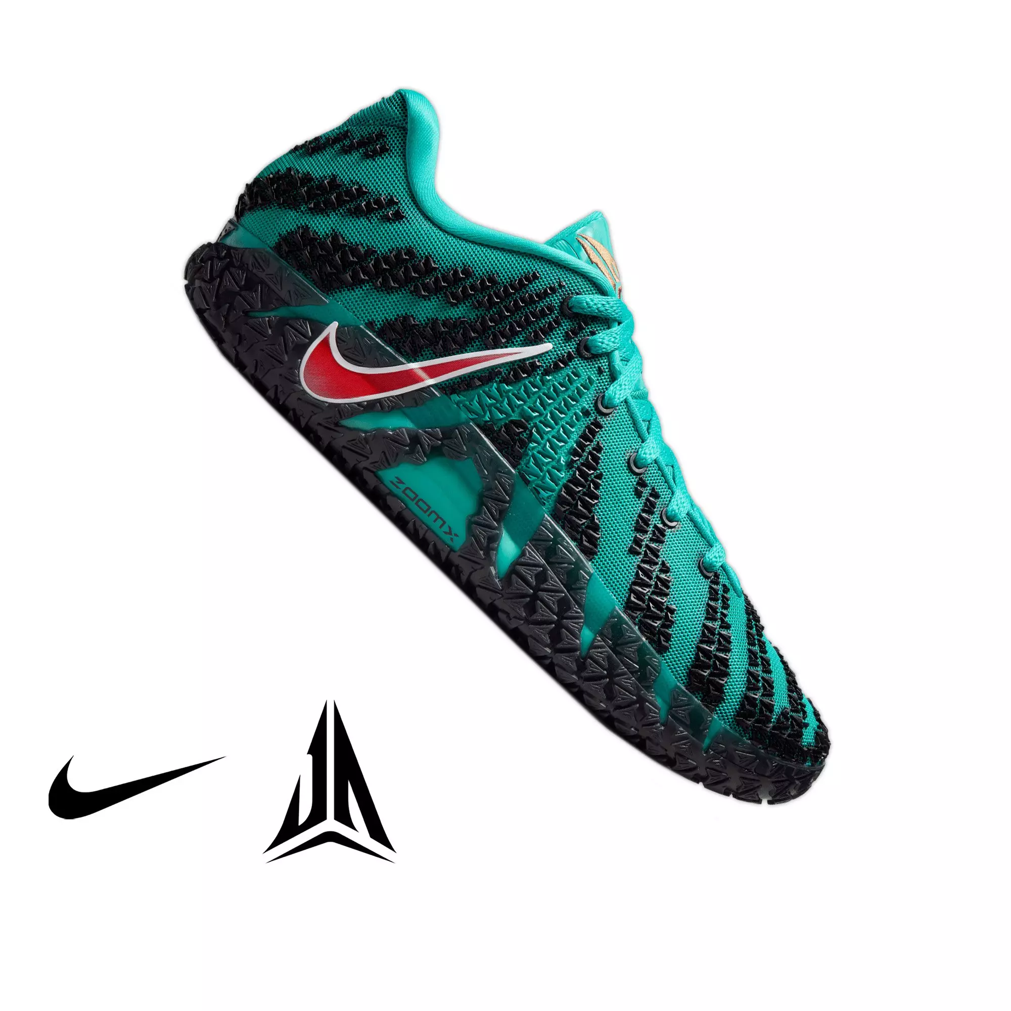 Nike Ja 3 "Scratch 3.0" Men's Basketball Shoe - TURBO GREEN/UNIVERSITY RED/BLACK