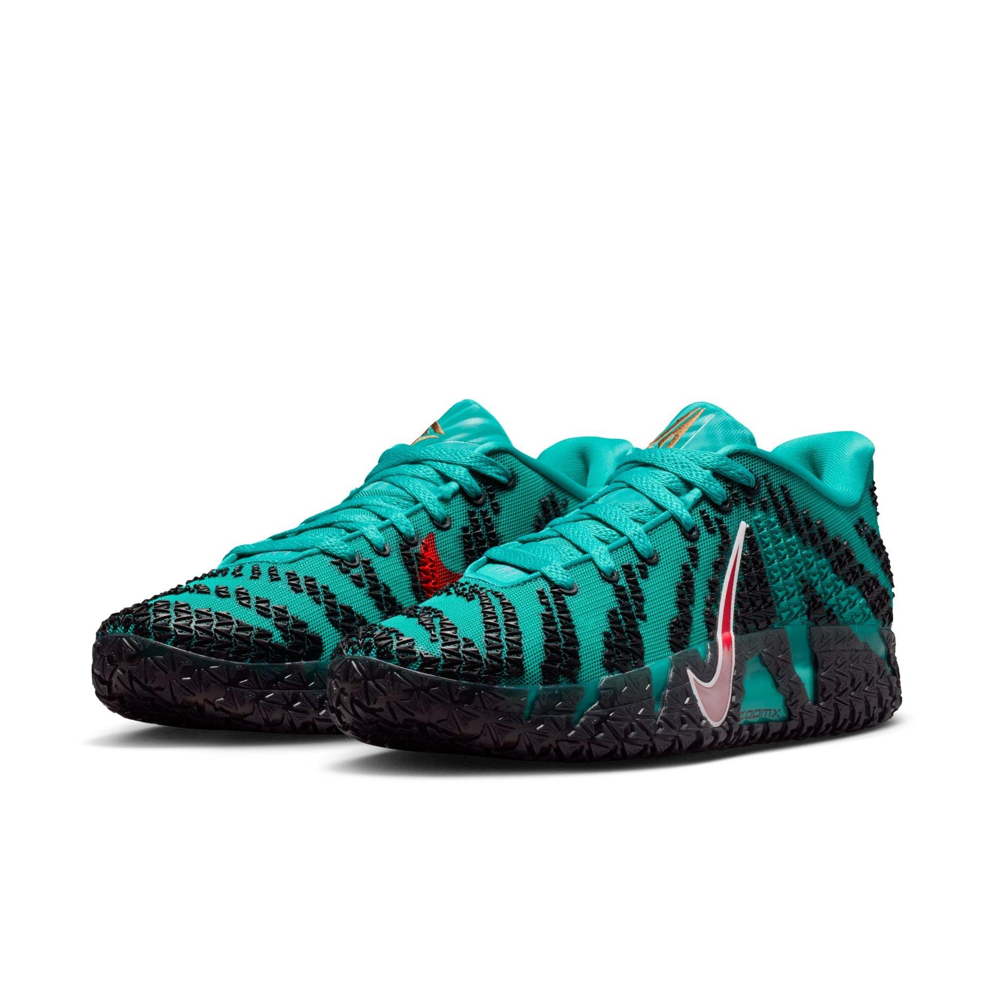 Nike Ja 3 "Scratch 3.0" Men's Basketball Shoe - TURBO GREEN/UNIVERSITY RED/BLACK Thumbnail View 3