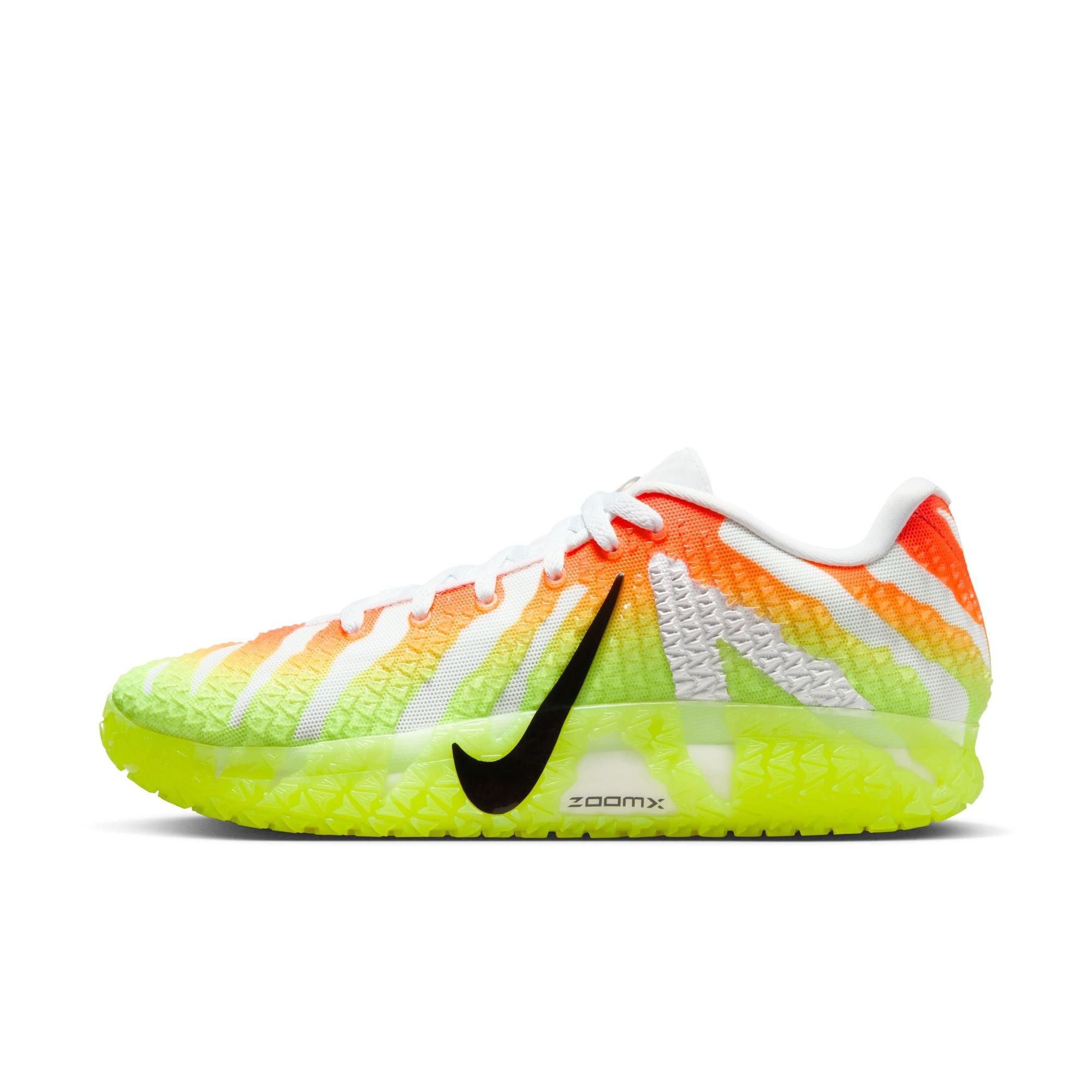 Nike Ja 3 "Christmas" Men's Basketball Shoe -  WHITE/BRIGHT CRIMSON/VOLT Thumbnail View 9