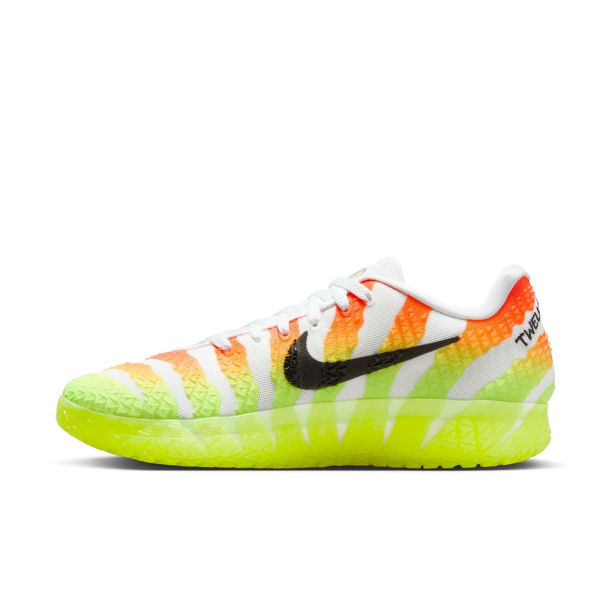 Nike Ja 3 "Snowed In" Men's Basketball Shoe -  WHITE/BRIGHT CRIMSON/VOLT Thumbnail View 10