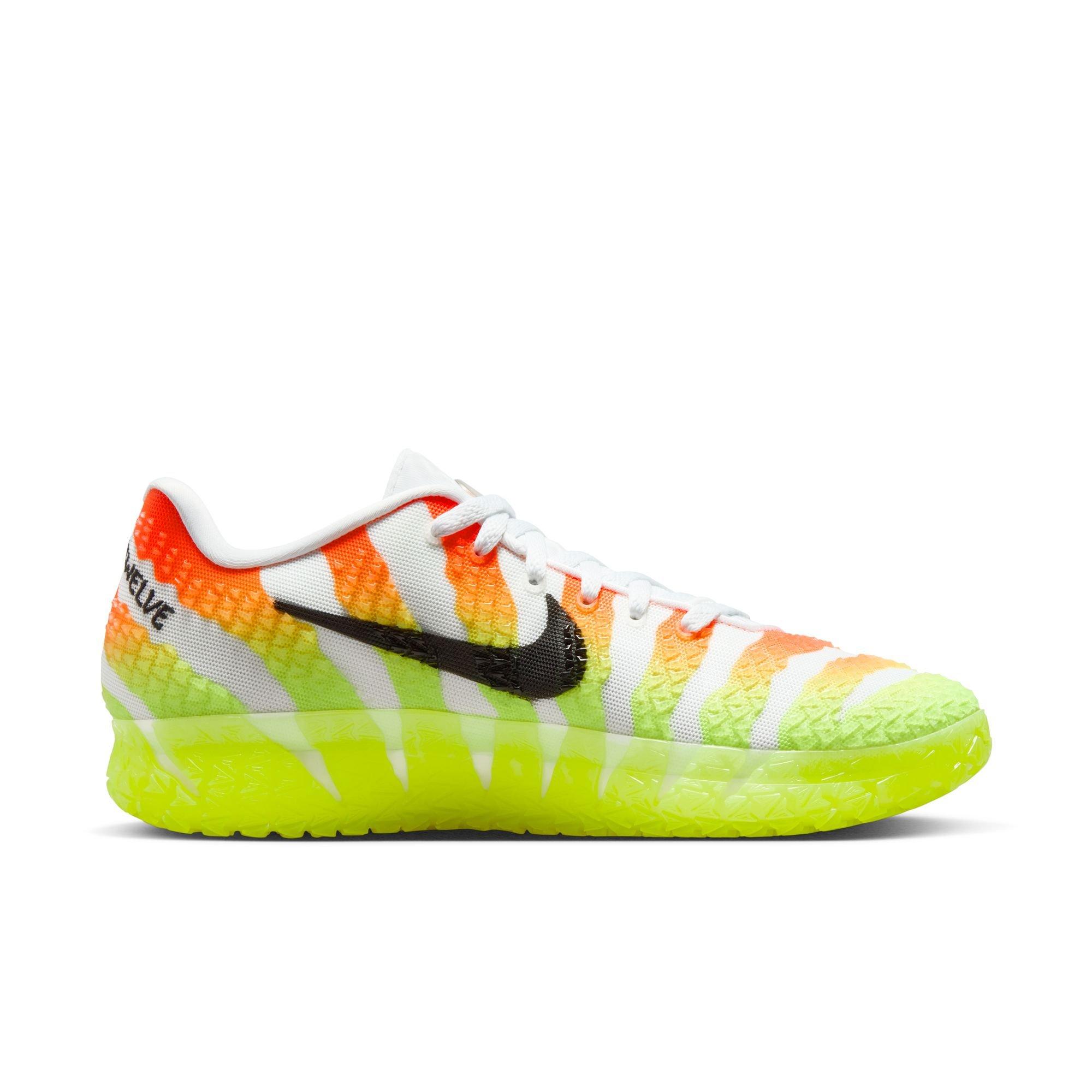 Nike Ja 3 "Christmas" Men's Basketball Shoe -  WHITE/BRIGHT CRIMSON/VOLT Thumbnail View 3