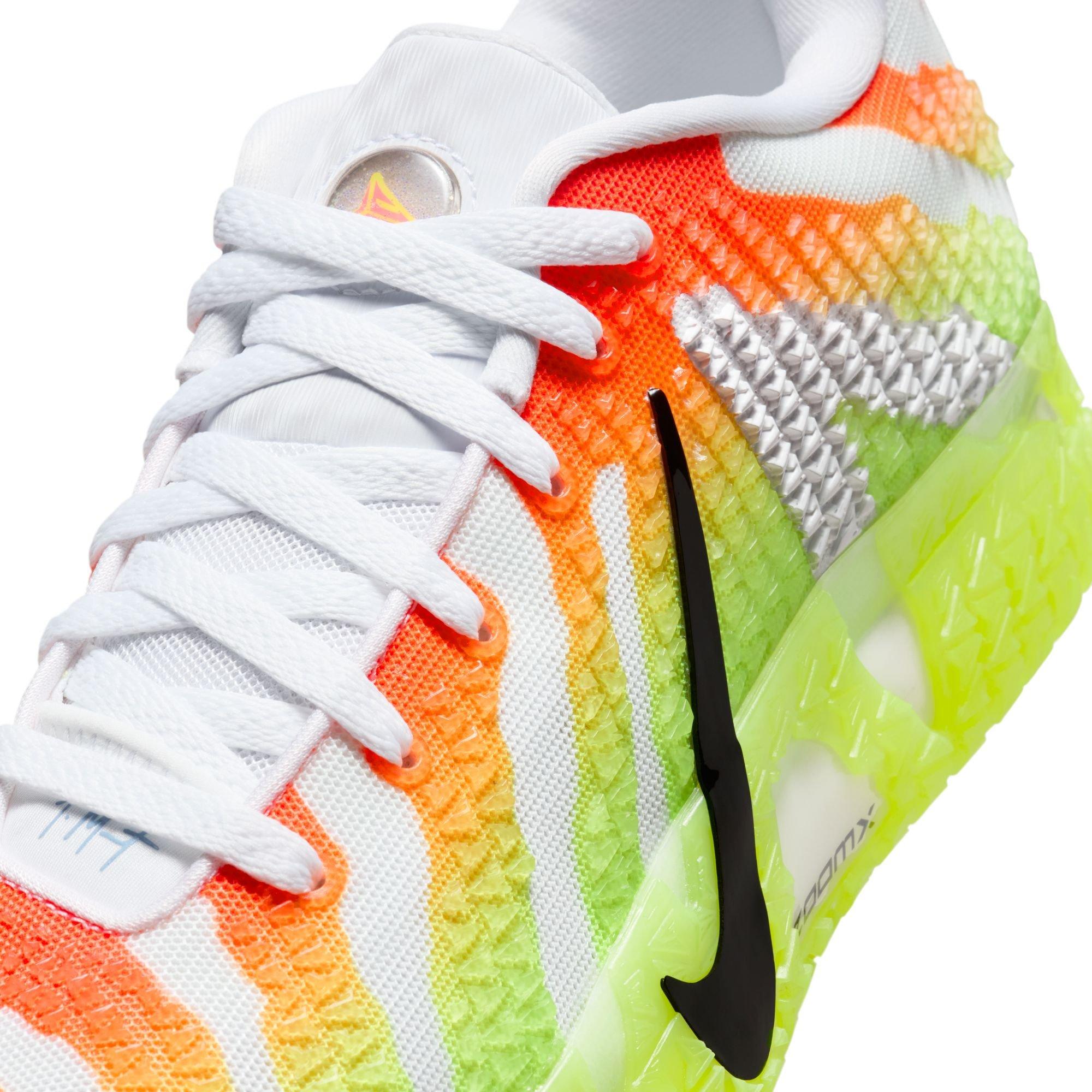 Nike Ja 3 "Christmas" Men's Basketball Shoe -  WHITE/BRIGHT CRIMSON/VOLT Thumbnail View 5