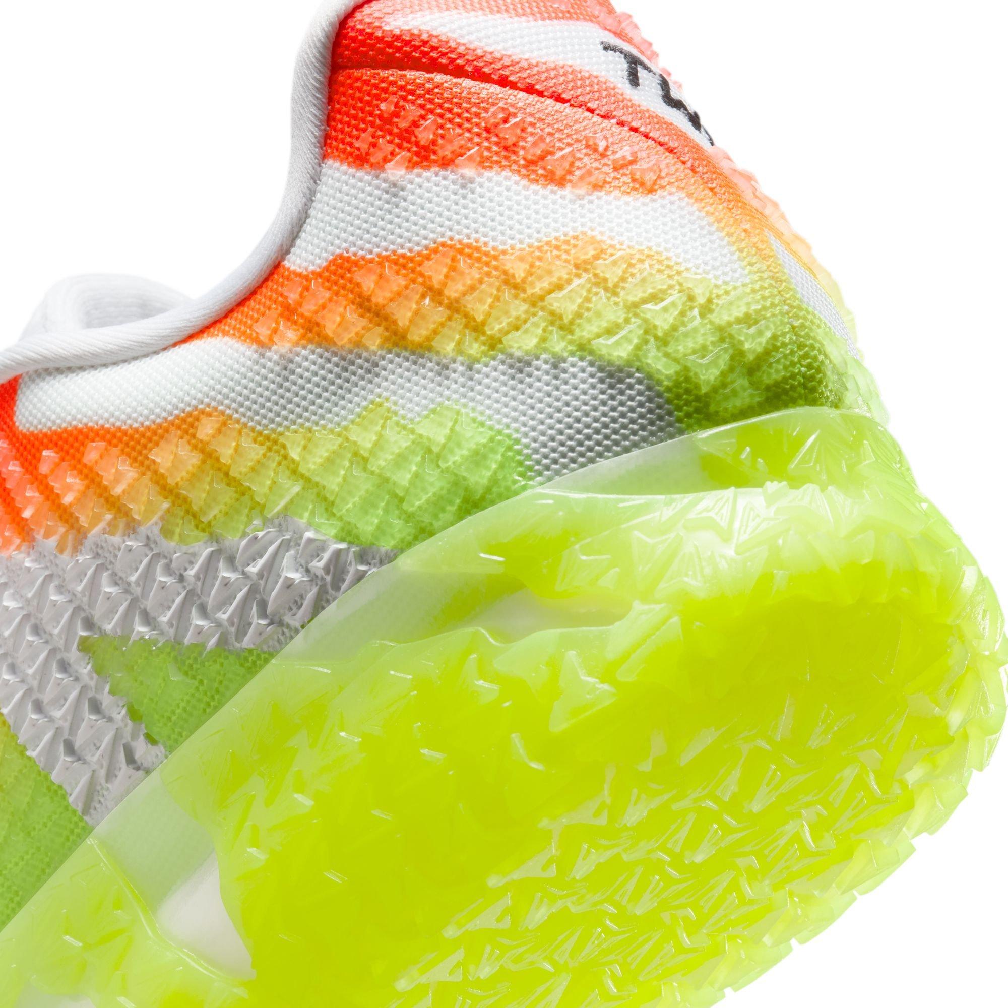 Nike Ja 3 "Christmas" Men's Basketball Shoe -  WHITE/BRIGHT CRIMSON/VOLT Thumbnail View 6