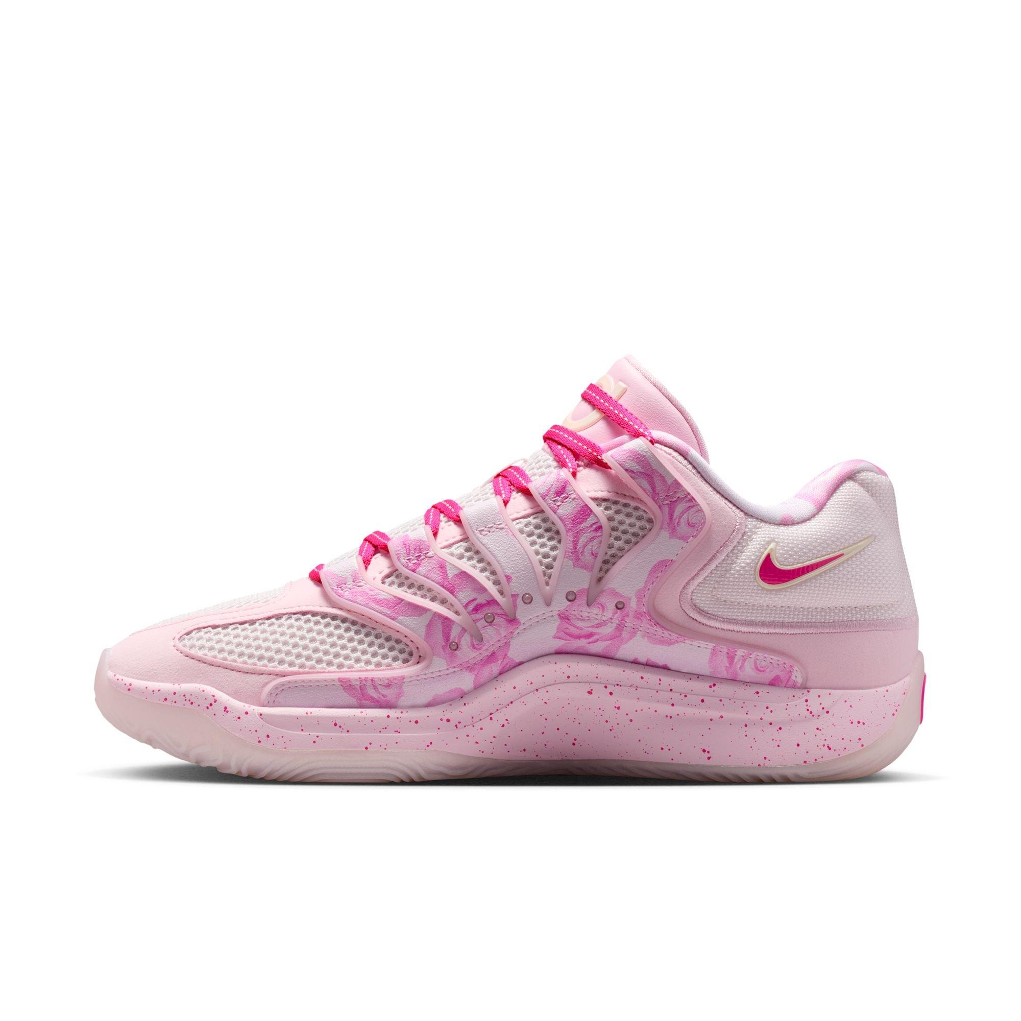 Nike KD18 "Aunt Pearl" Men's Basketball Shoe - PEARL PINK/LASER FUCHSIA/TULIP PINK Thumbnail View 8
