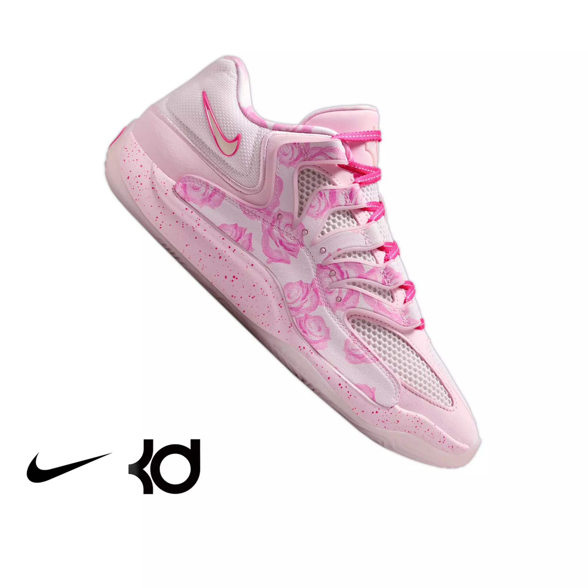 Nike KD18 "Aunt Pearl" Men's Basketball Shoe - PEARL PINK/LASER FUCHSIA/TULIP PINK