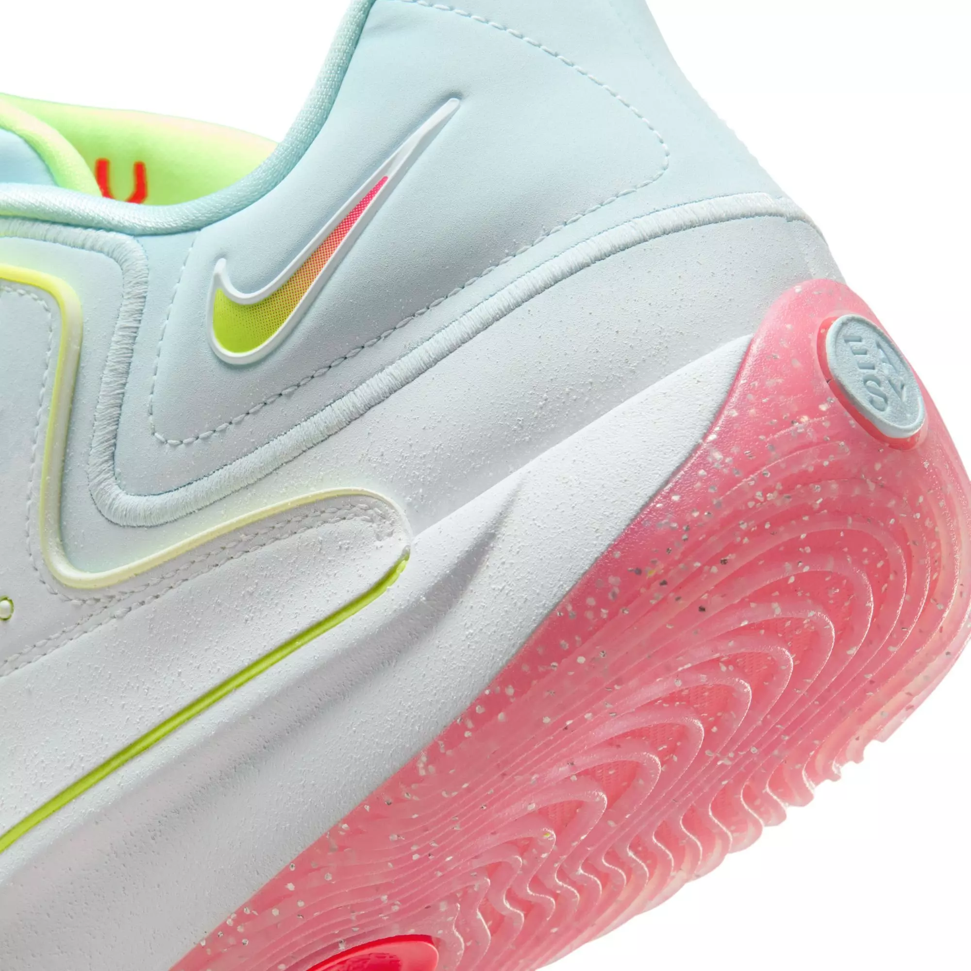 Nike KD18 "Gifted" Men's Basketball Shoe - WHITE/GLACIER BLUE/VOLT