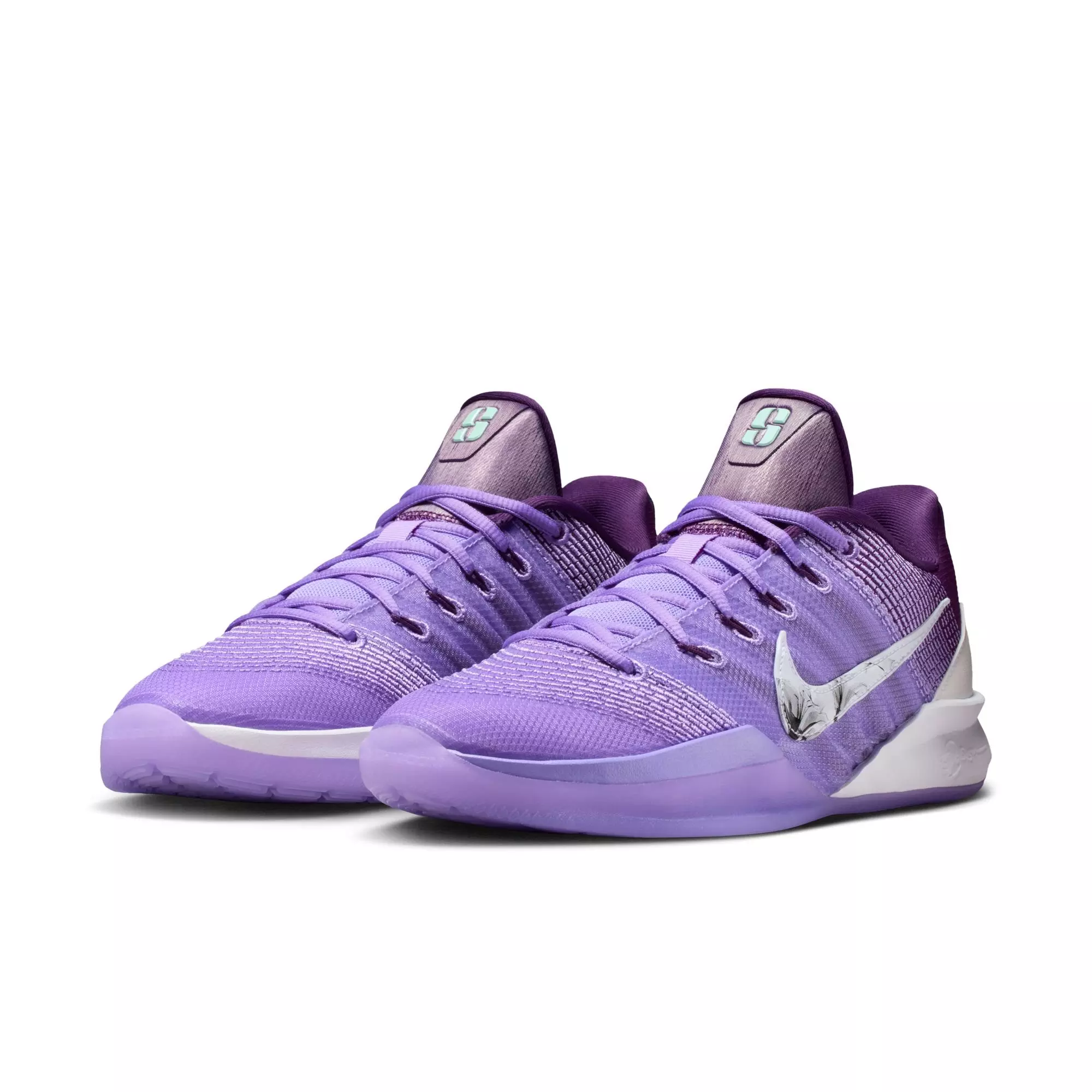 Nike Sabrina 3 "Flowers" Basketball Shoe - NIGHT PURPLE/WHITE/ATOMIC VIOLET