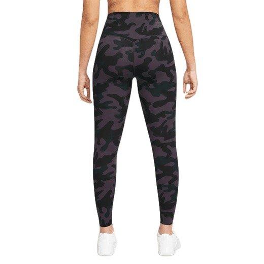 Nike Women's Dri-FIT Universa High-Rise 7/8 Camo Leggings with Pockets - Black - BLACK Thumbnail View 2
