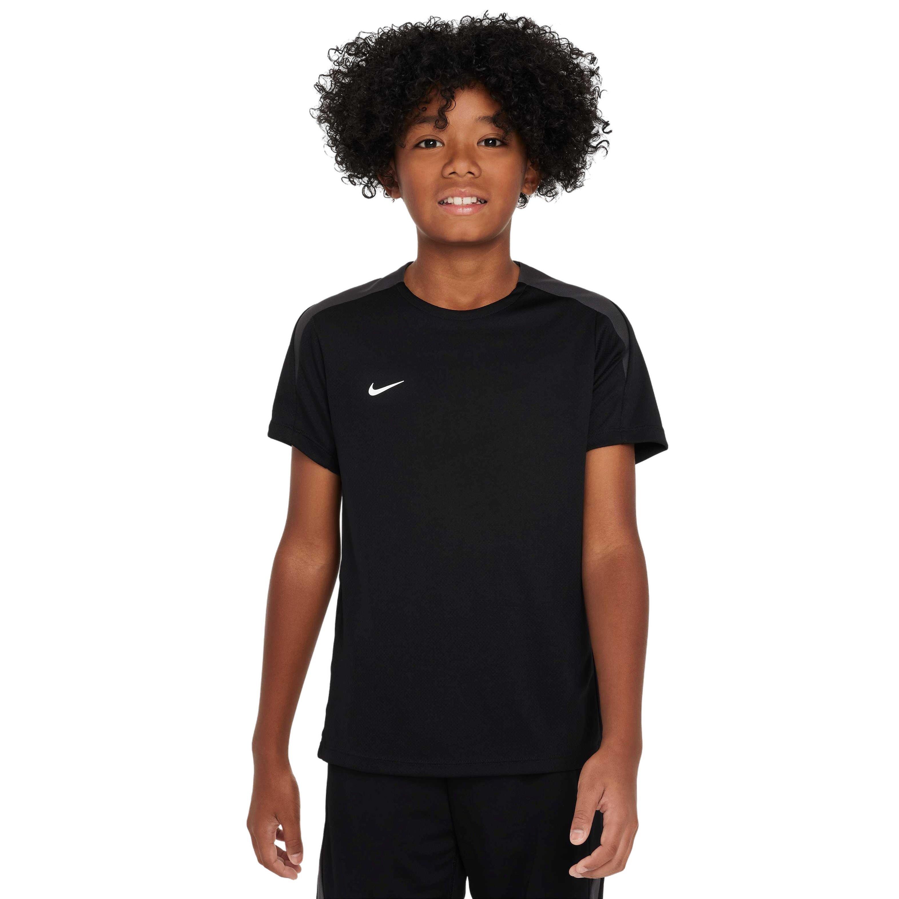 Nike Big Kids' Dri-FIT Strike Short-Sleeve Soccer Top -Black - BLACK