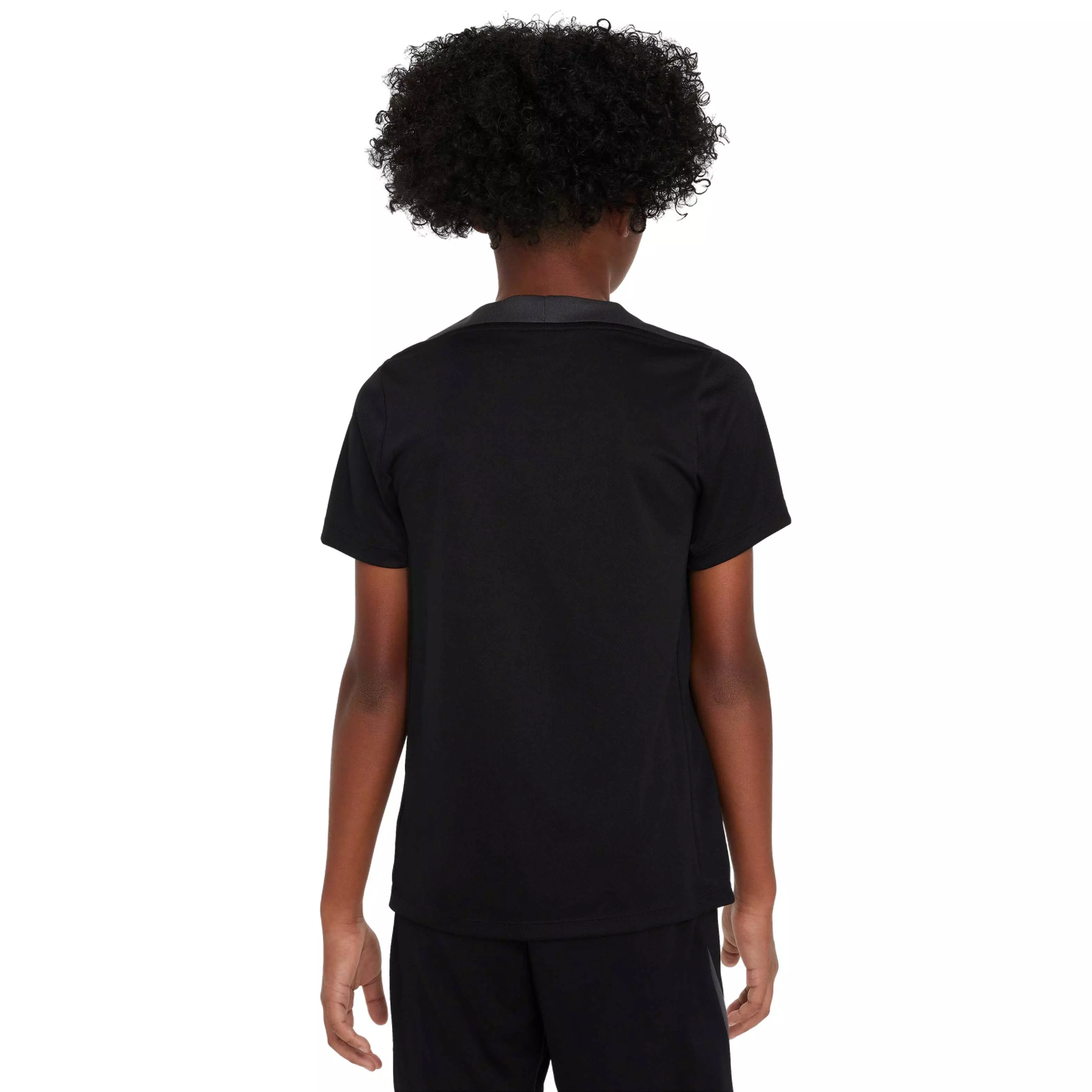 Nike Big Kids' Dri-FIT Strike Short-Sleeve Soccer Top -Black - BLACK