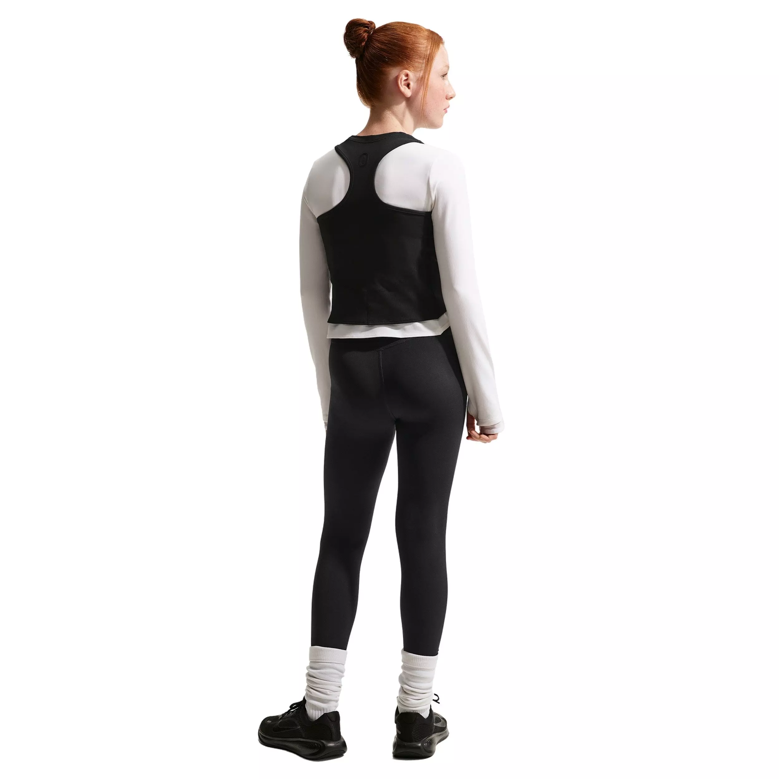 Nike Big Girls' MAVN Dri-FIT High-Rise Leggings -Black - BLACK