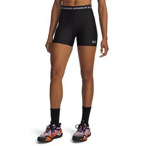 Under Armour Women's HeatGear Middy Shorts - Black/White
