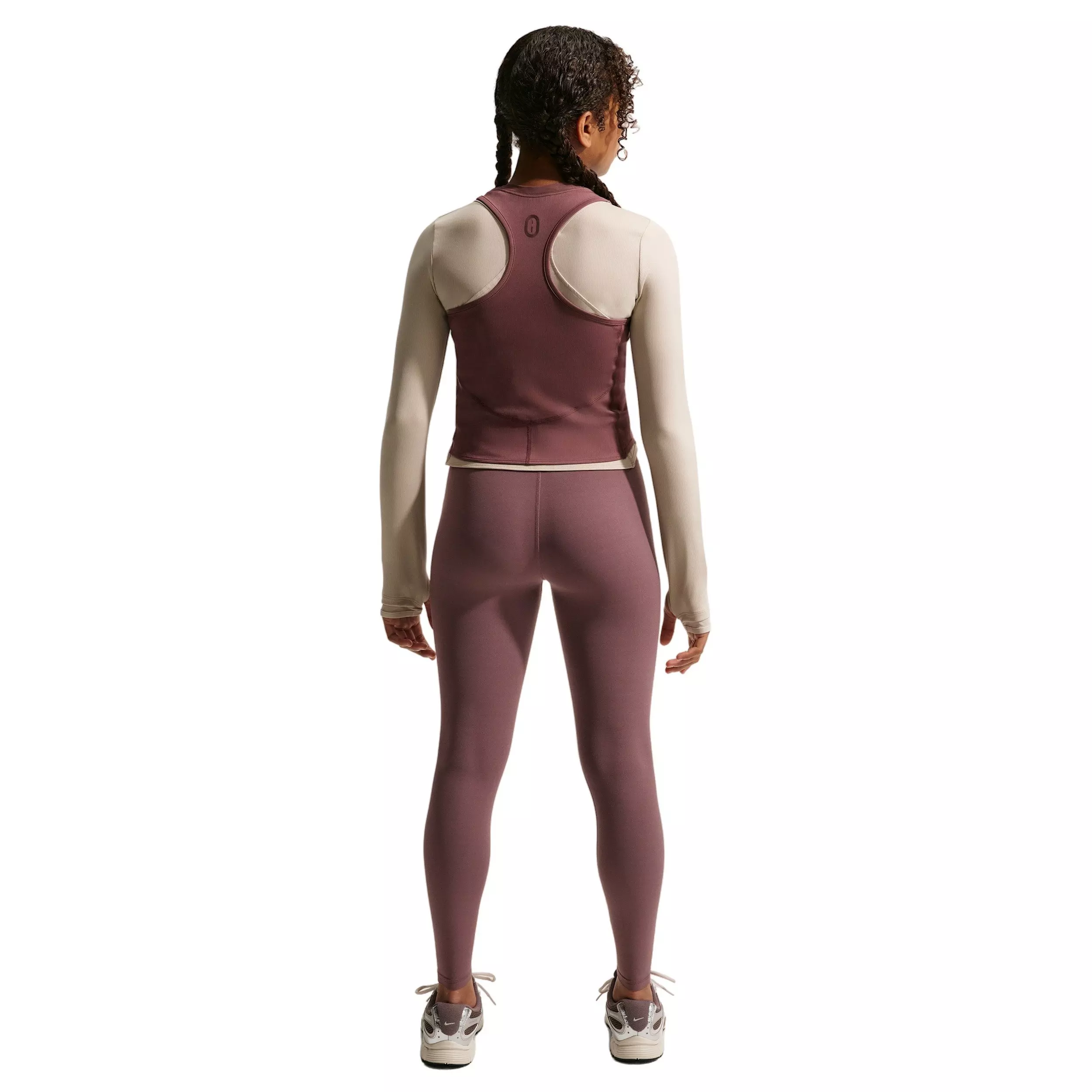 Nike Big Girls' MAVN Dri-FIT High-Rise Leggings -Tattoo Purple - TATTOO PURPLE