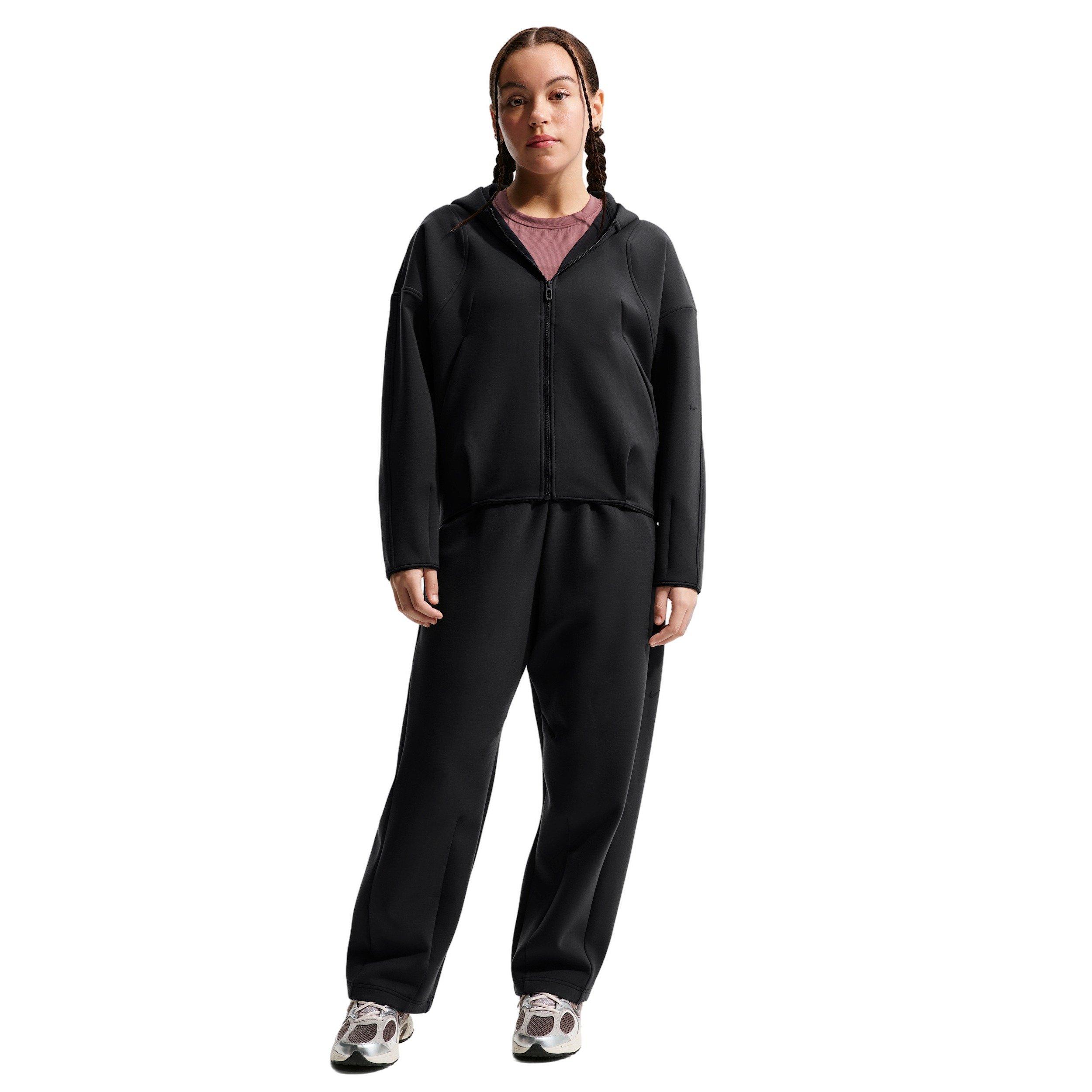 Nike Big Girls' MAVN Therma-FIT Knit Full-Zip Jacket -Black - BLACK Thumbnail View 4