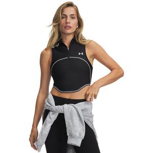 Under Armour Women's Heatgear Novelty Tank - Black/White - BLACK/WHITE