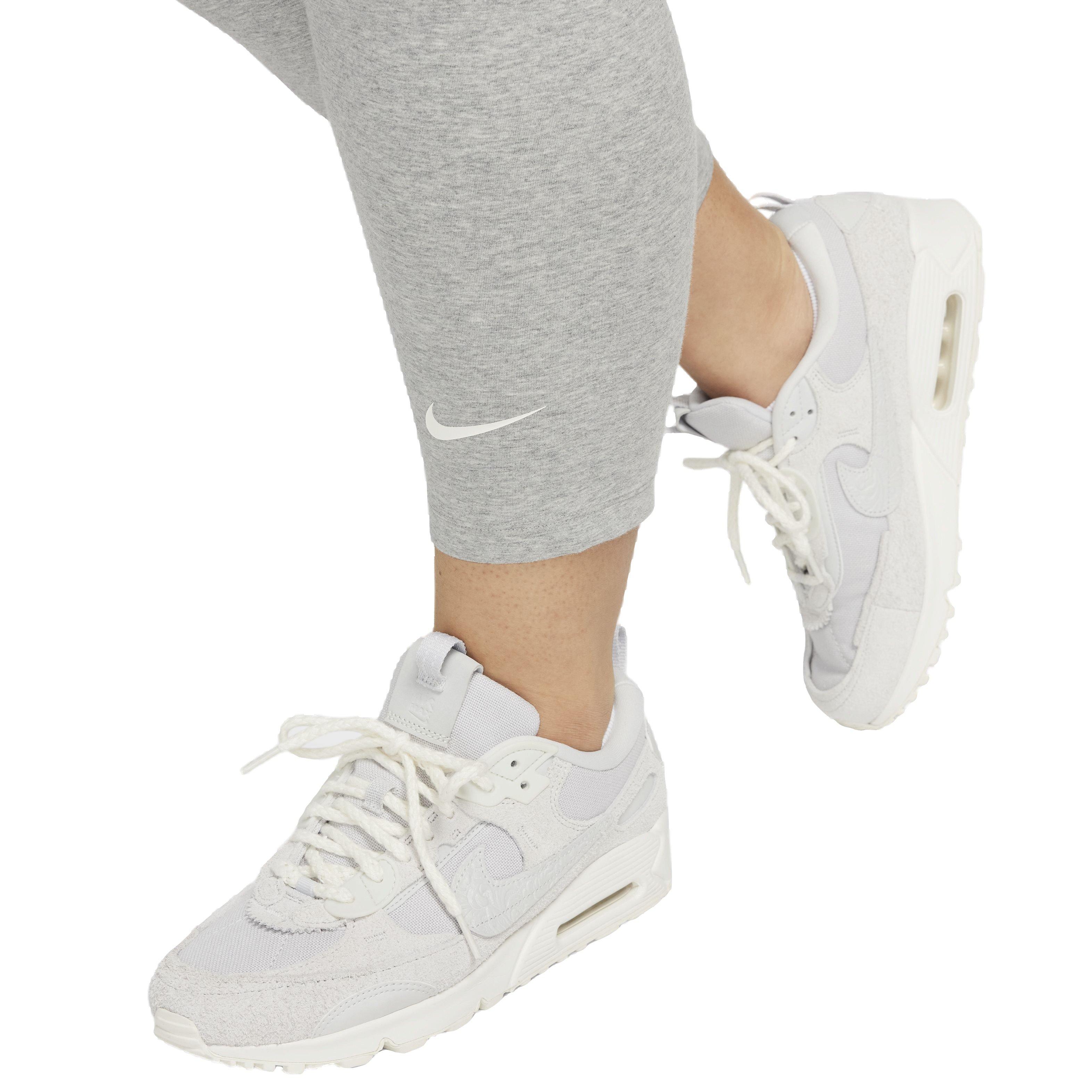 Nike Women's Sportswear High-Rise Classic 7/8 Leggings - GREY Thumbnail View 4