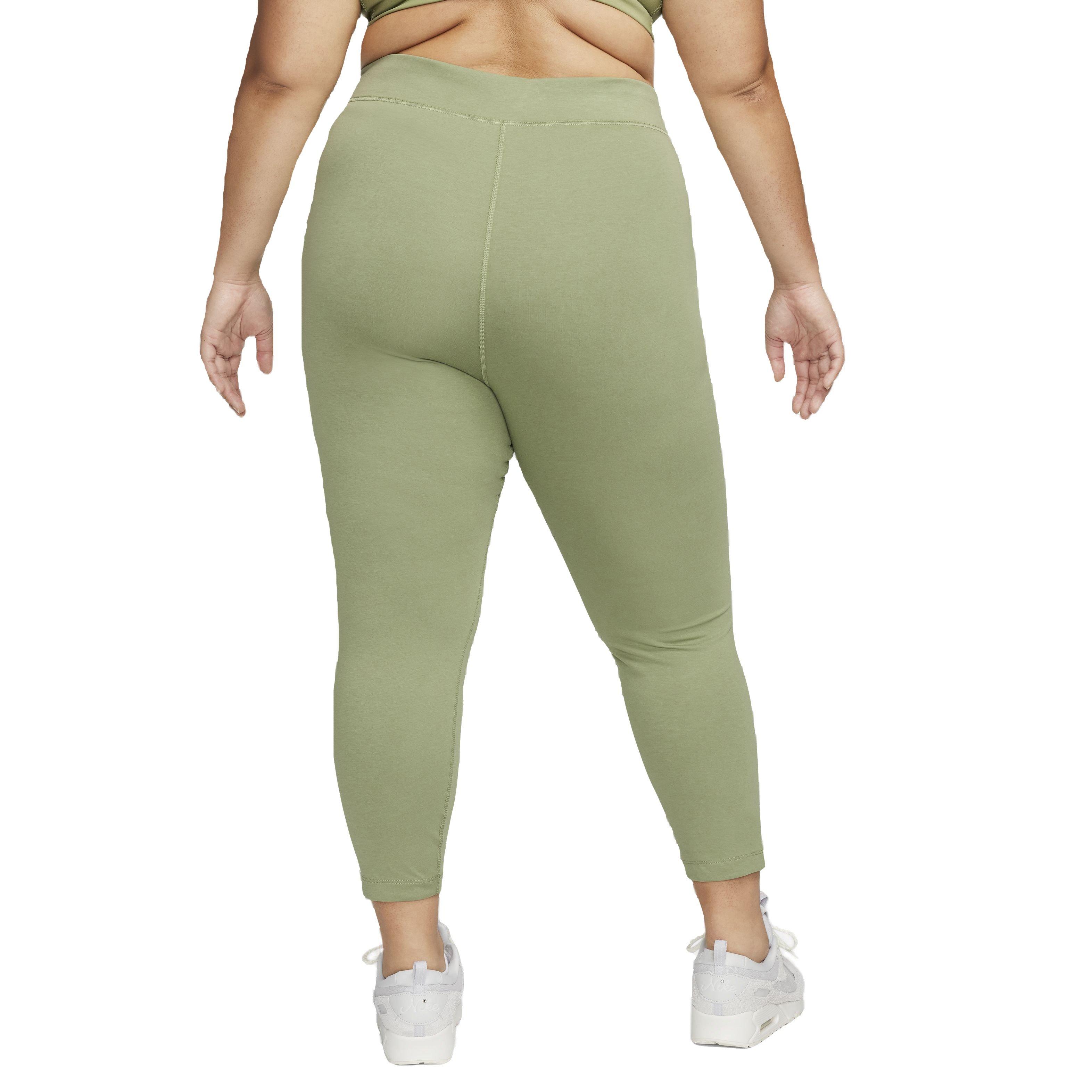 Nike Women's Sportswear High-Rise Classic 7/8 Leggings - GREEN Thumbnail View 2