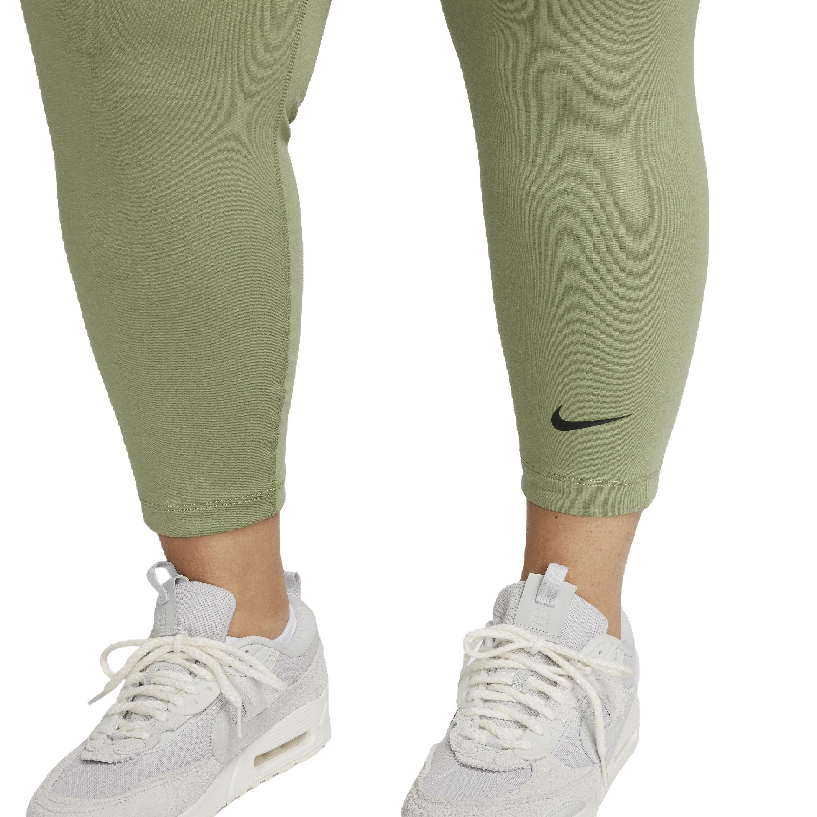 Nike Women's Sportswear High-Rise Classic 7/8 Leggings - GREEN Thumbnail View 3