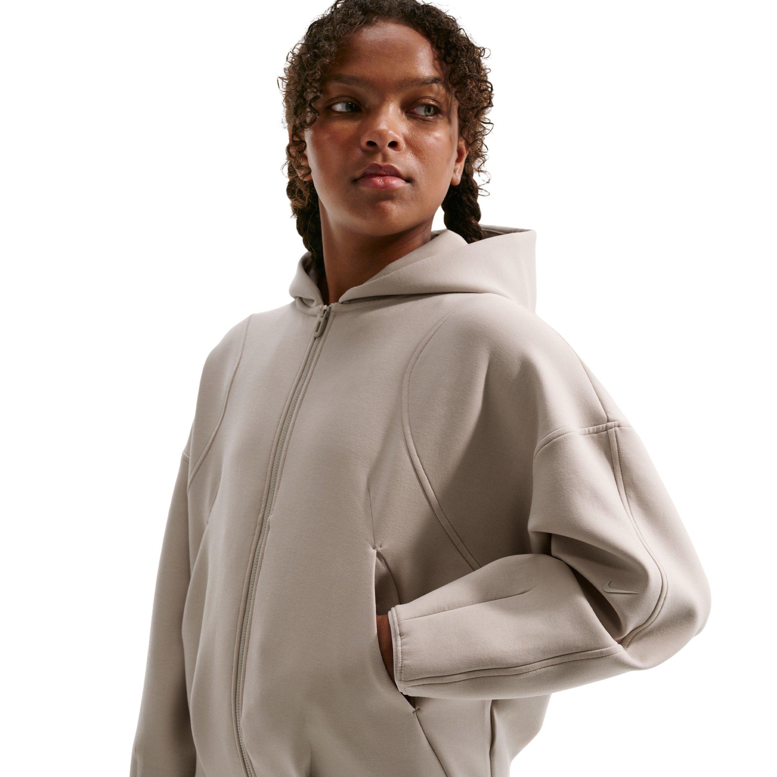 Nike Big Girls' MAVN Therma-FIT Knit Full-Zip Jacket -Cream - CREAM Thumbnail View 1