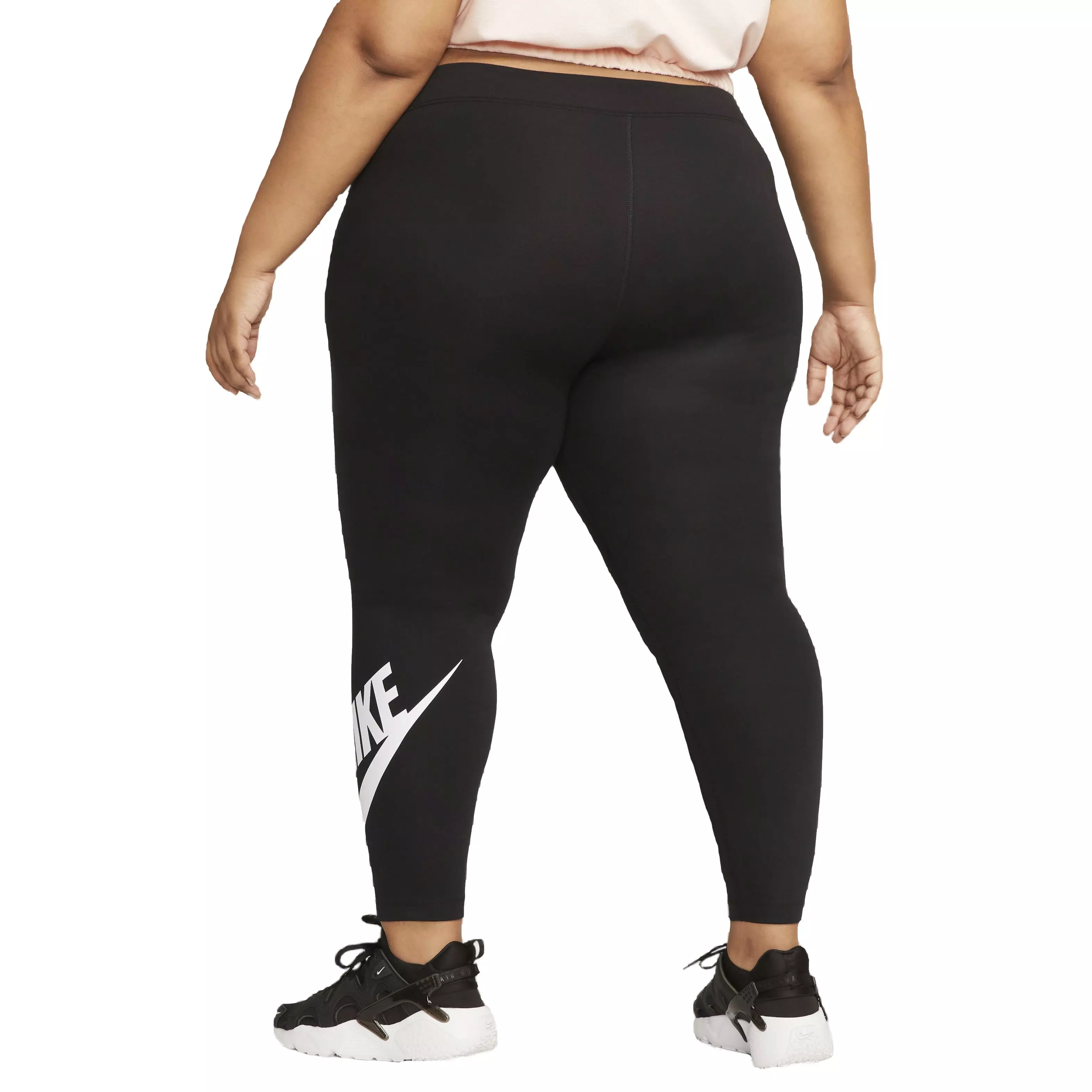 Nike Women's Sportswear High-Rise Classic Graphic Leggings - BLACK