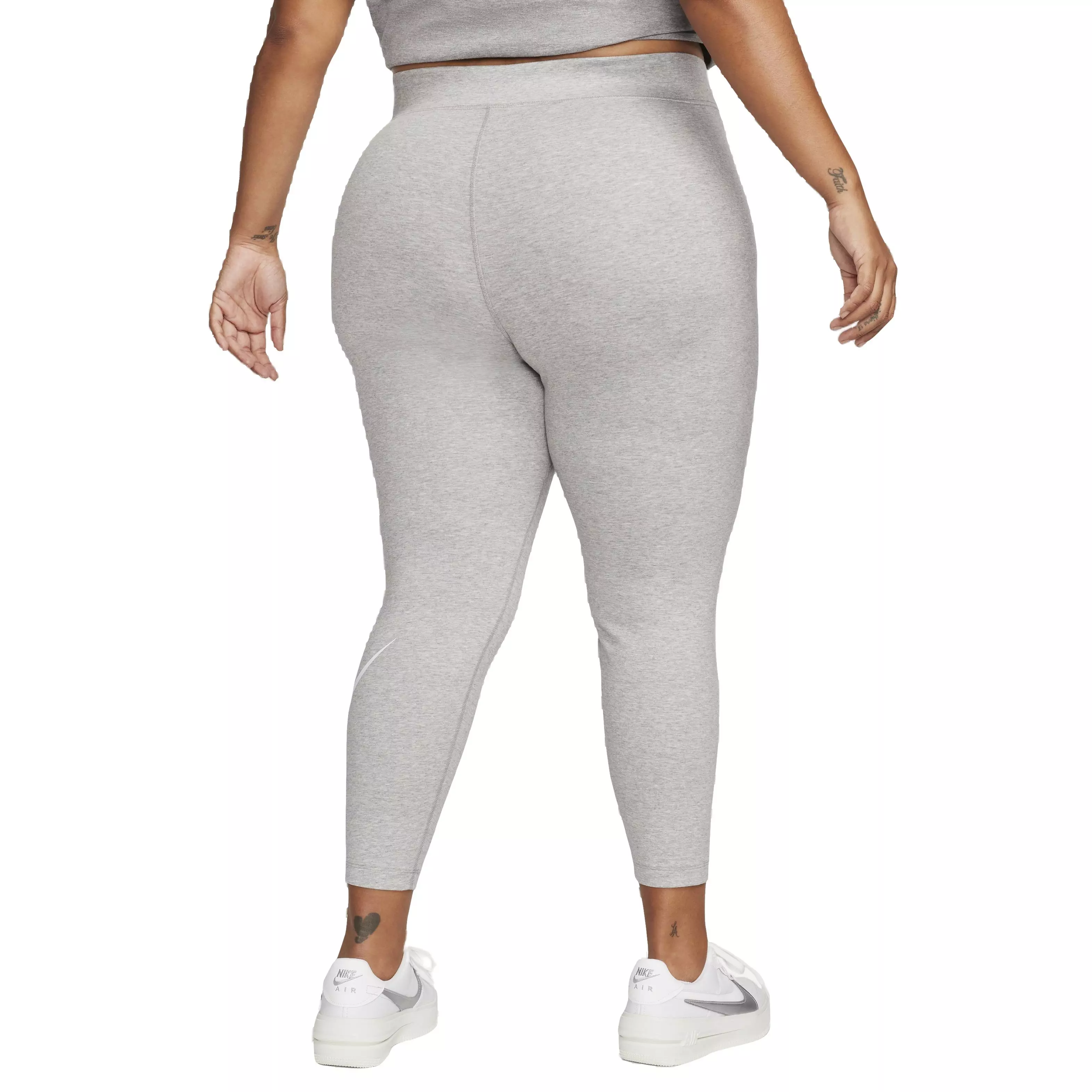 Nike Women's Sportswear High-Rise Classic Graphic Leggings - GREY