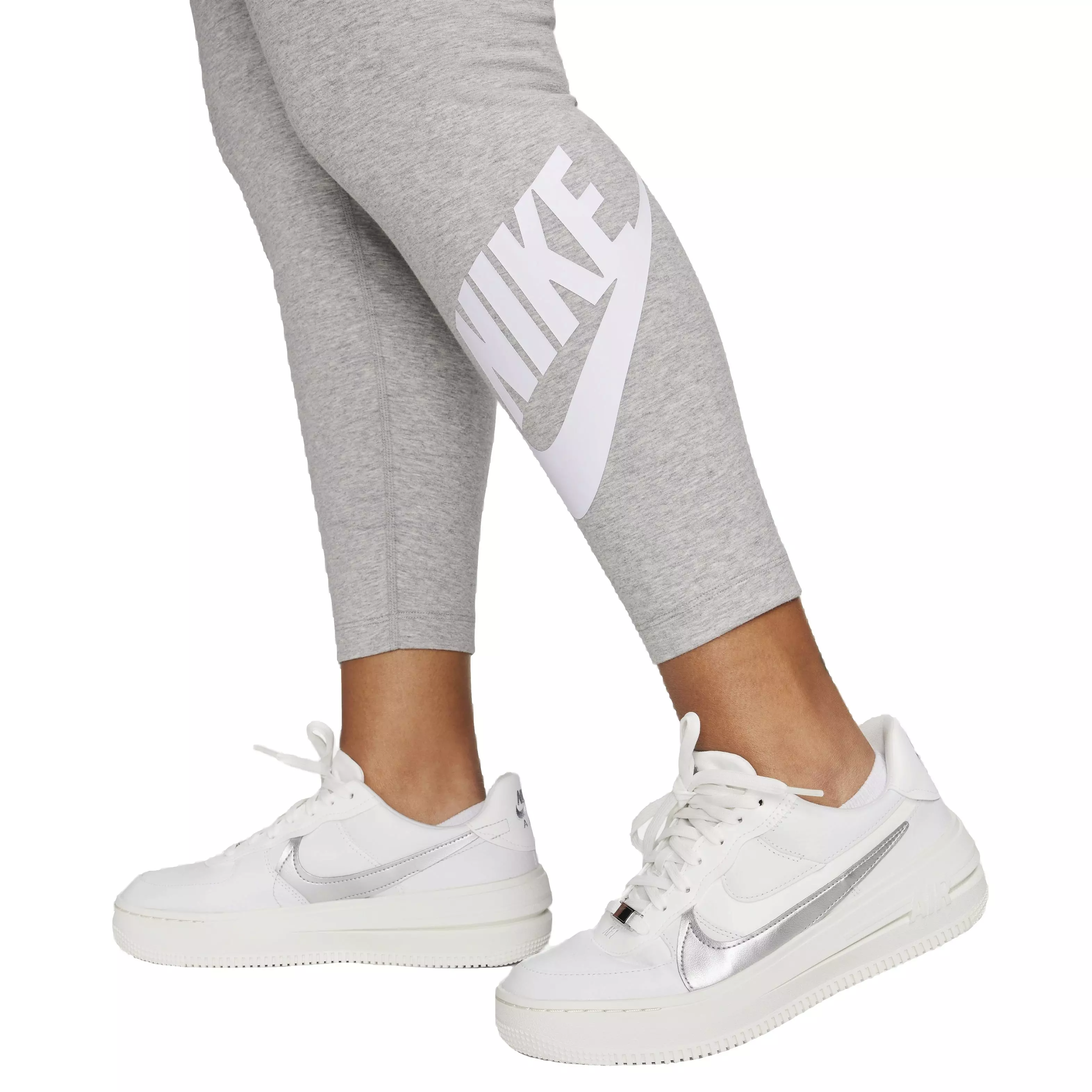 Nike Women's Sportswear High-Rise Classic Graphic Leggings - GREY