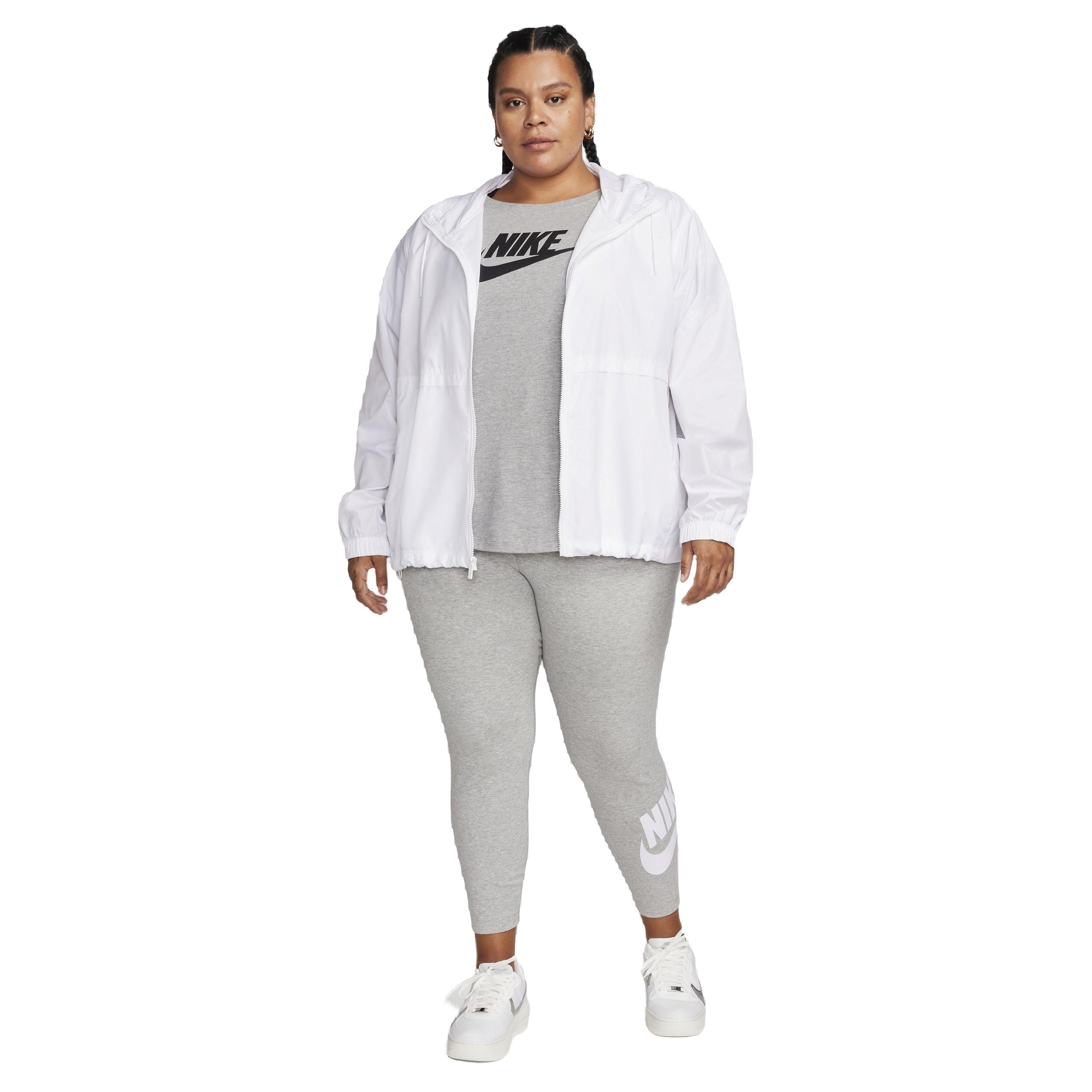 Nike Women's Sportswear High-Rise Classic Graphic Leggings - GREY Thumbnail View 4