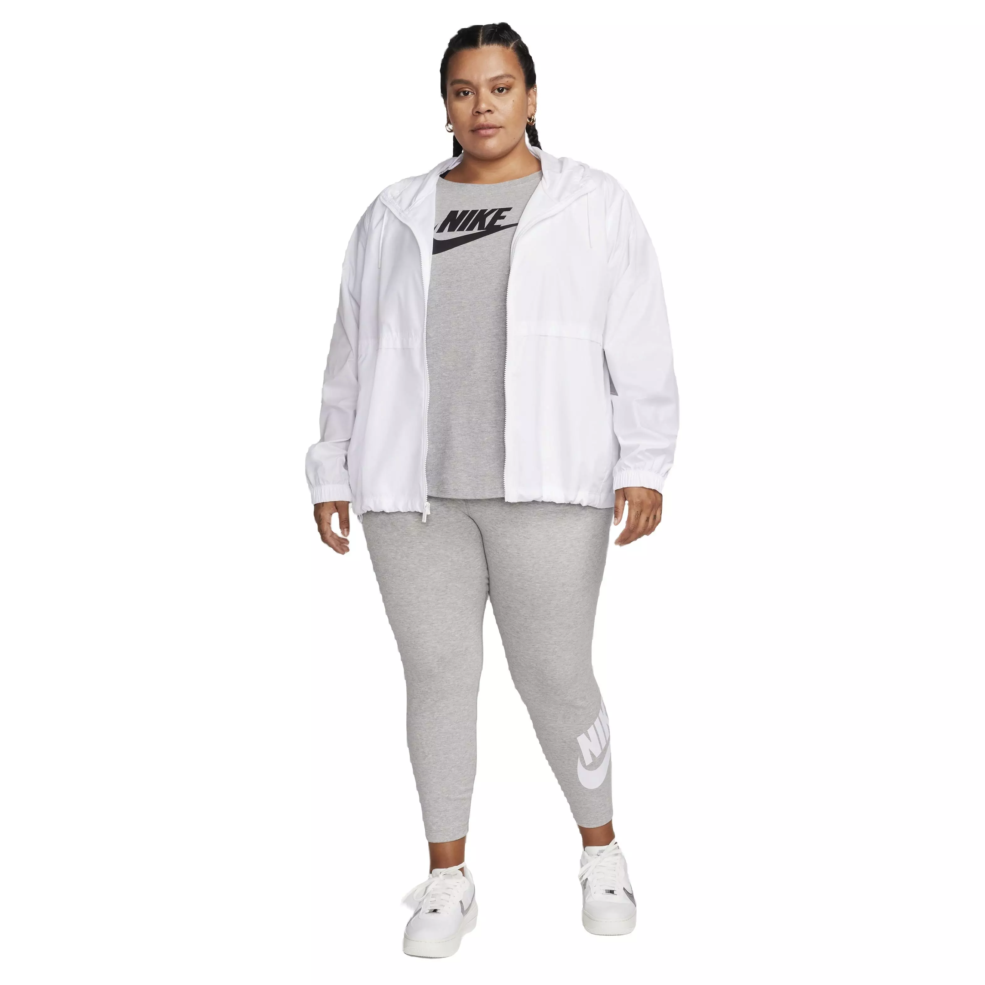 Nike Women's Sportswear High-Rise Classic Graphic Leggings - GREY