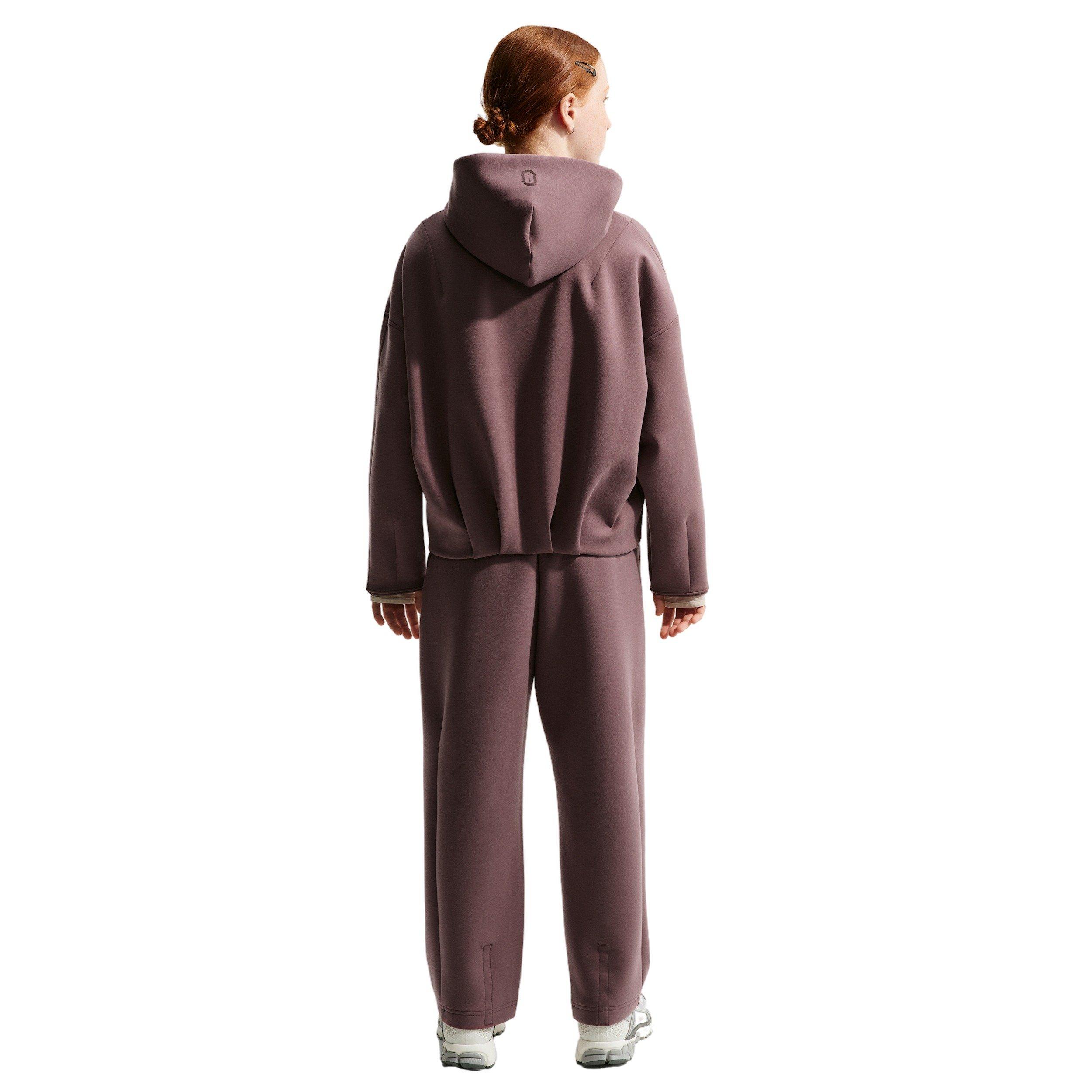 Nike Big Girls' MAVN Therma-FIT Knit Full-Zip Jacket -Tattoo Purple - TATTOO PURPLE Thumbnail View 5