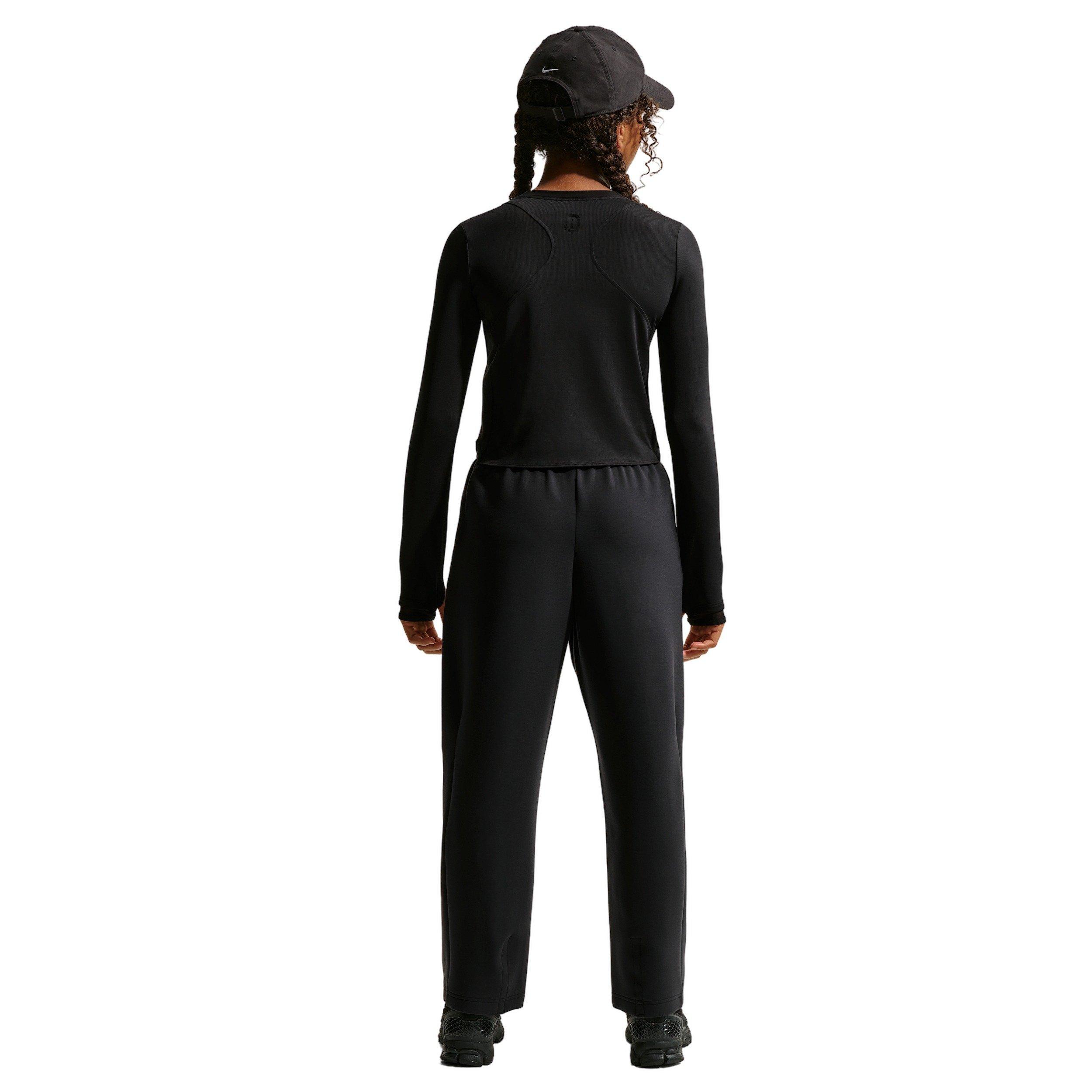 Nike Big Girls' MAVN High-Rise Therma-FIT Knit Pants - Black - BLACK Thumbnail View 2