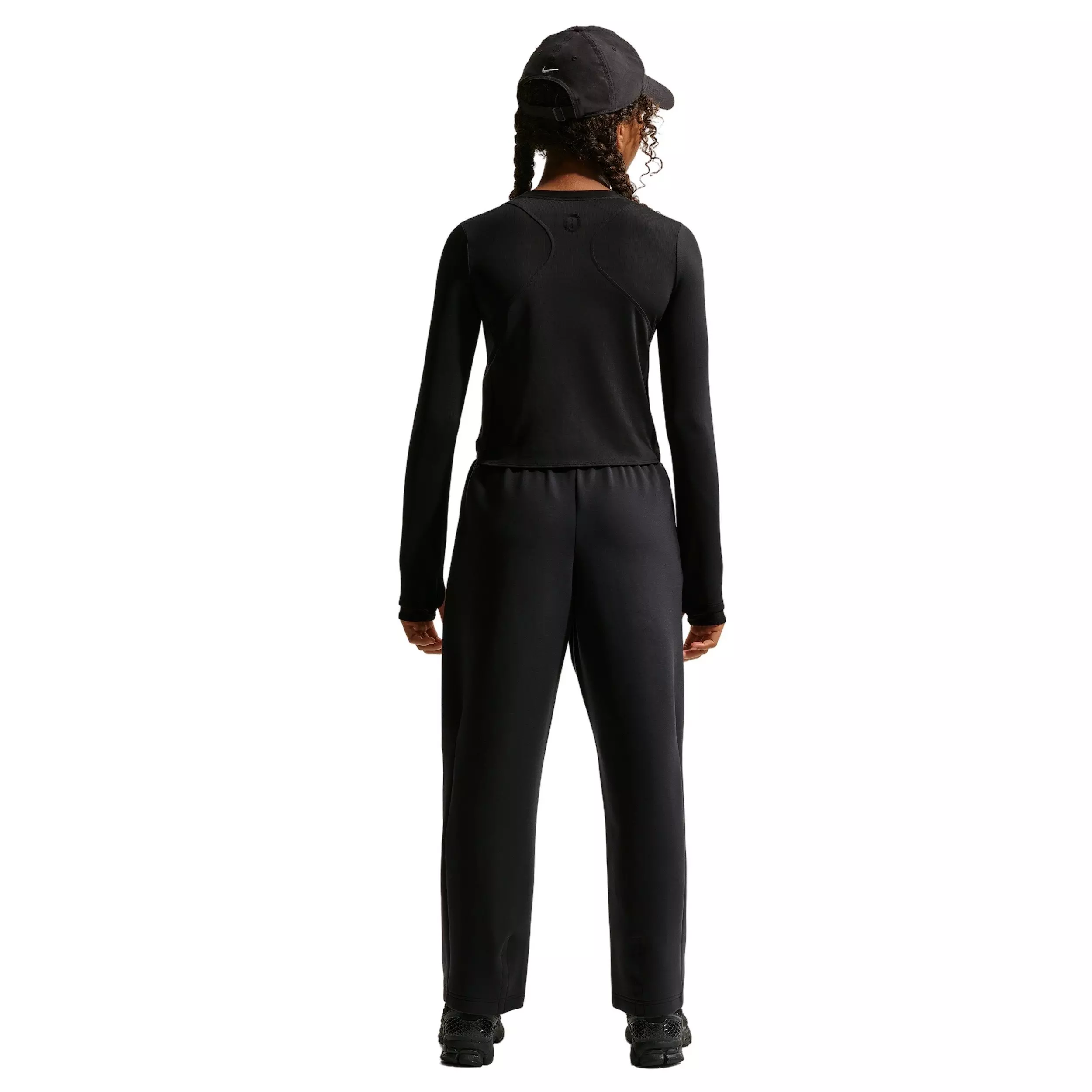Nike Big Girls' MAVN High-Rise Therma-FIT Knit Pants - Black - BLACK