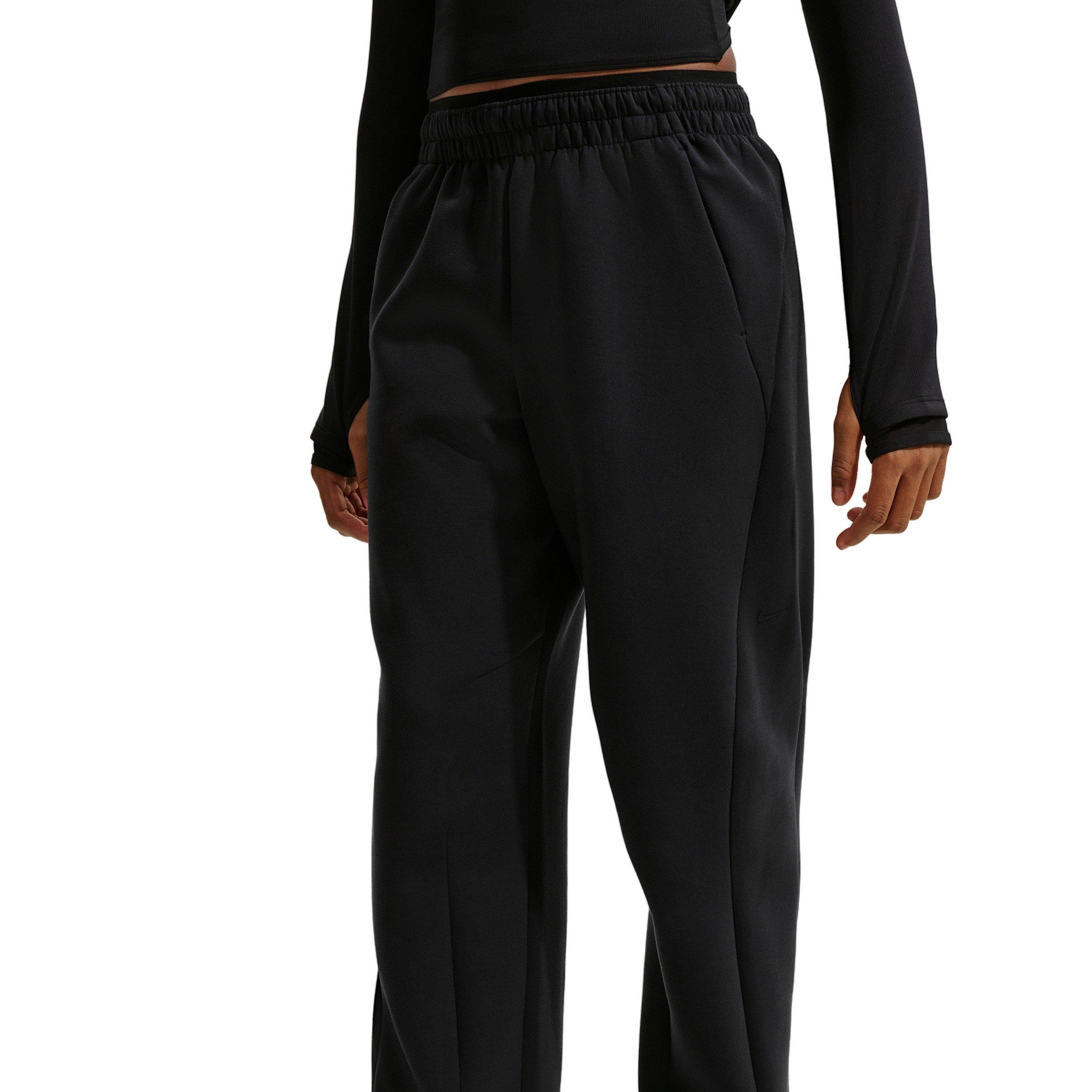 Nike MAVN High-Rise Therma-FIT Big Girls' Black Knit Pants