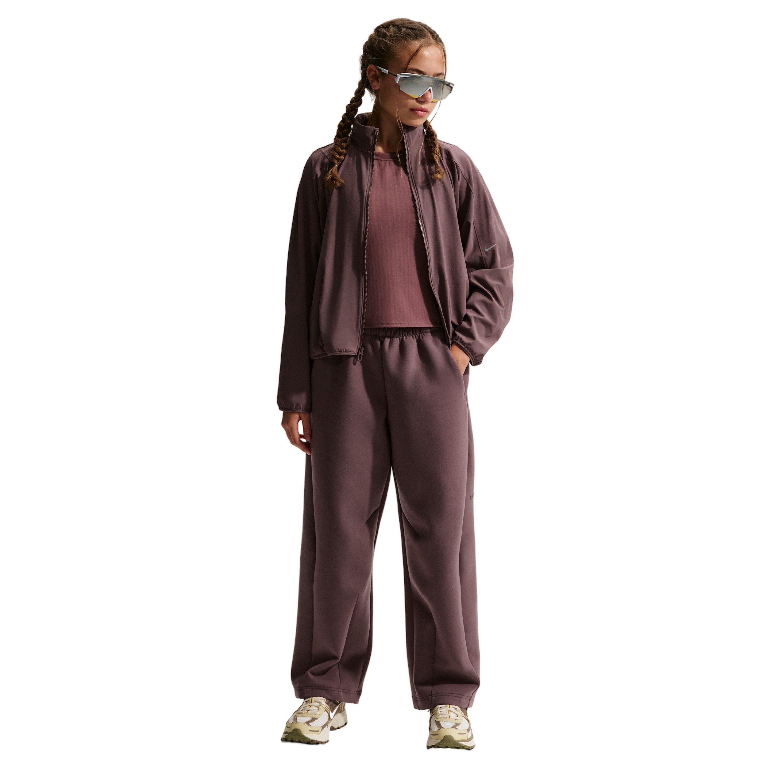 Nike Big Girls' MAVN High-Rise Therma-FIT Knit Pants -Tattoo Purple - TATTOO PURPLE Thumbnail View 1