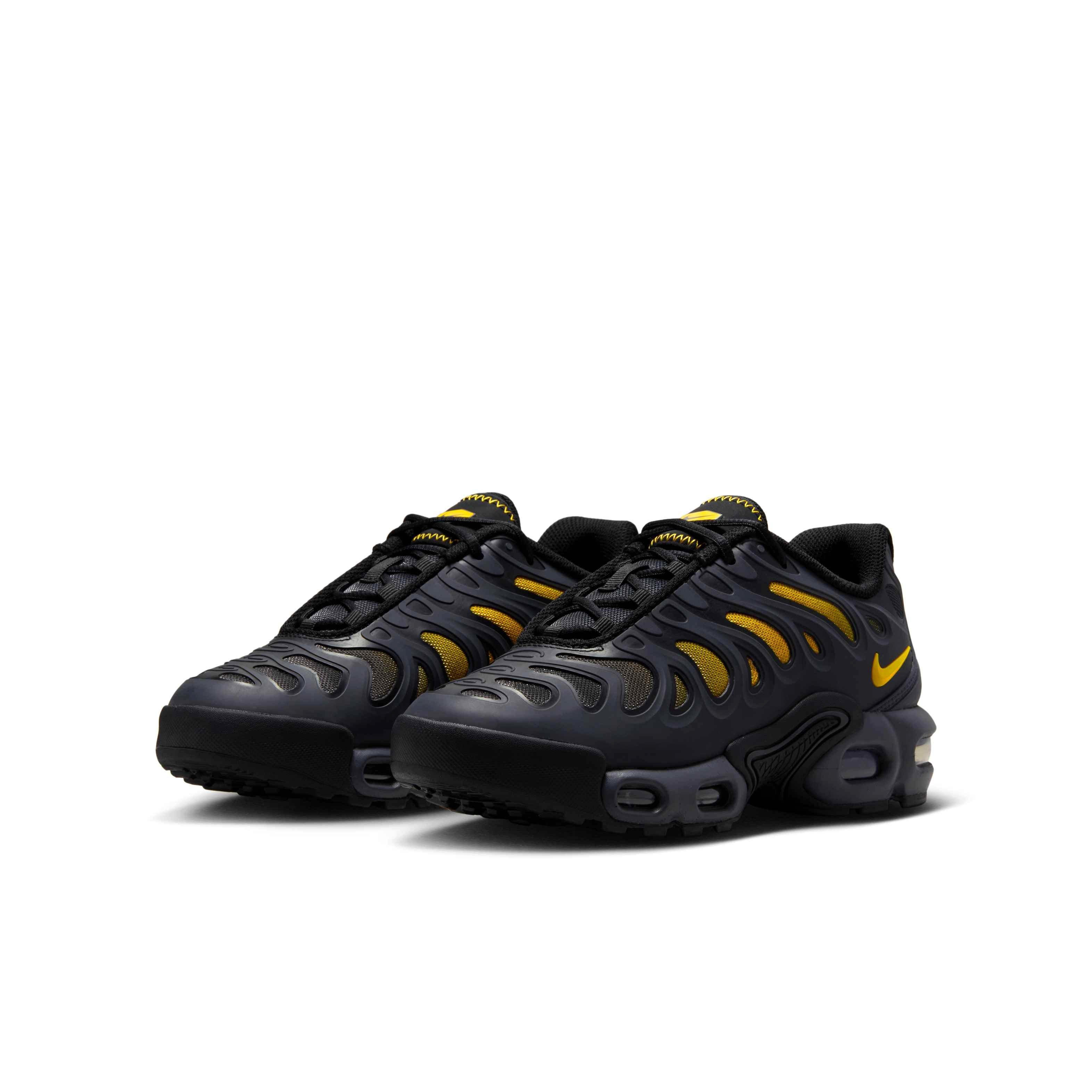 Nike Air Max Plus Drift Grade School Boys' "Anthracite/Black/University Gold" Shoe