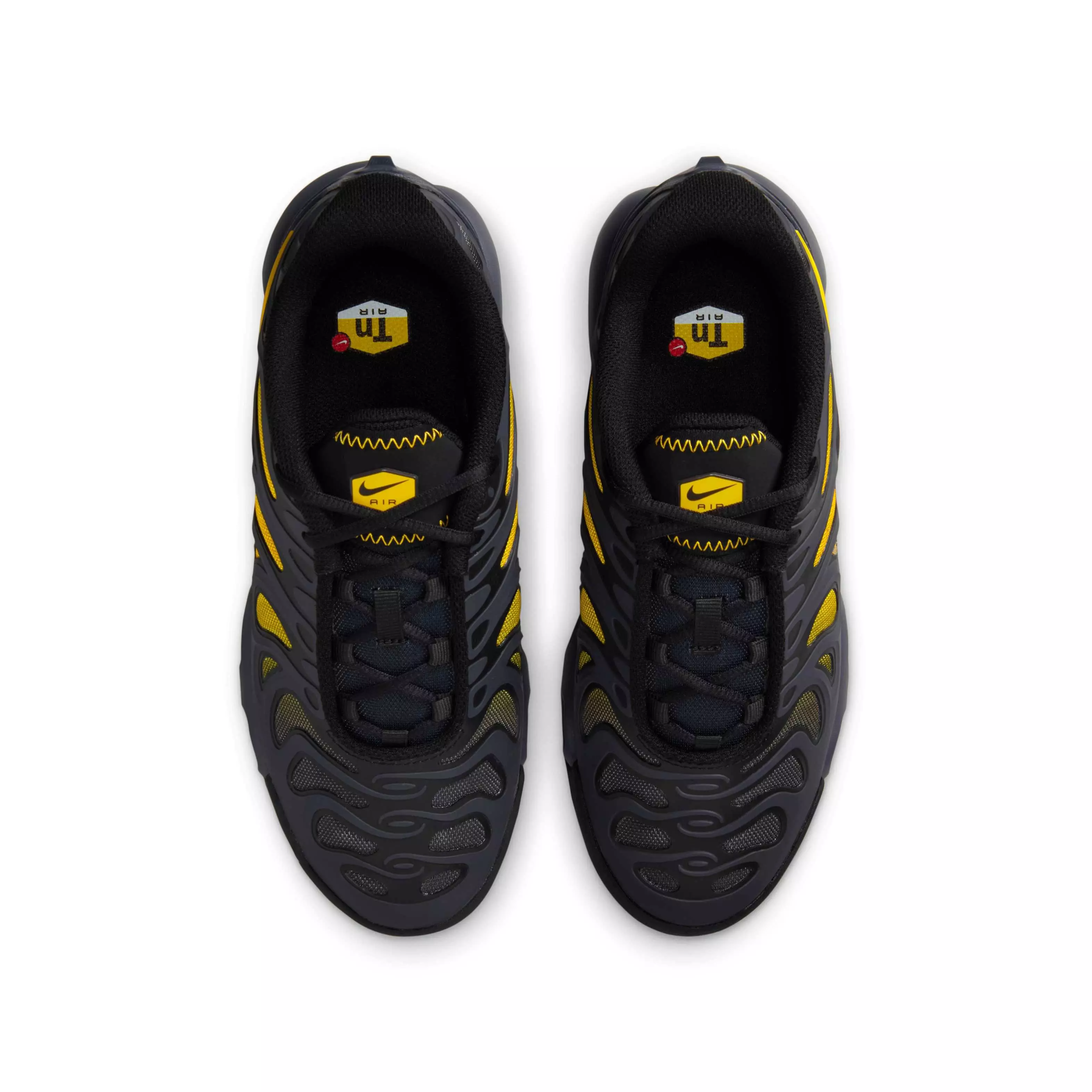 Nike Air Max Plus Drift "Anthracite/Black/University Gold" Grade School Boys' Shoe - ANTHRACITE/BLACK/GOLD