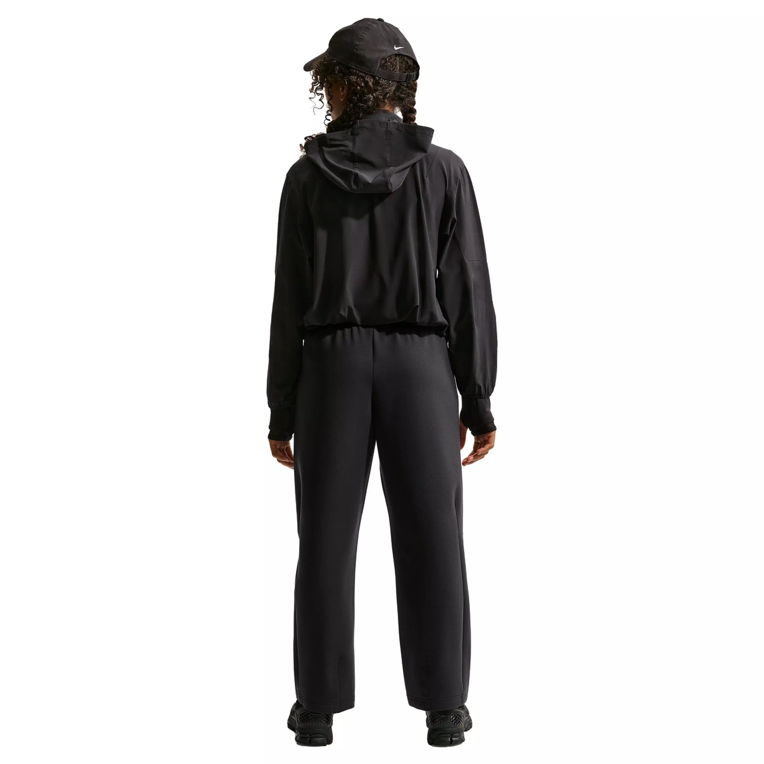 Nike Big Girls' MAVN Water-Repellent UV Woven Jacket -Black - BLACK