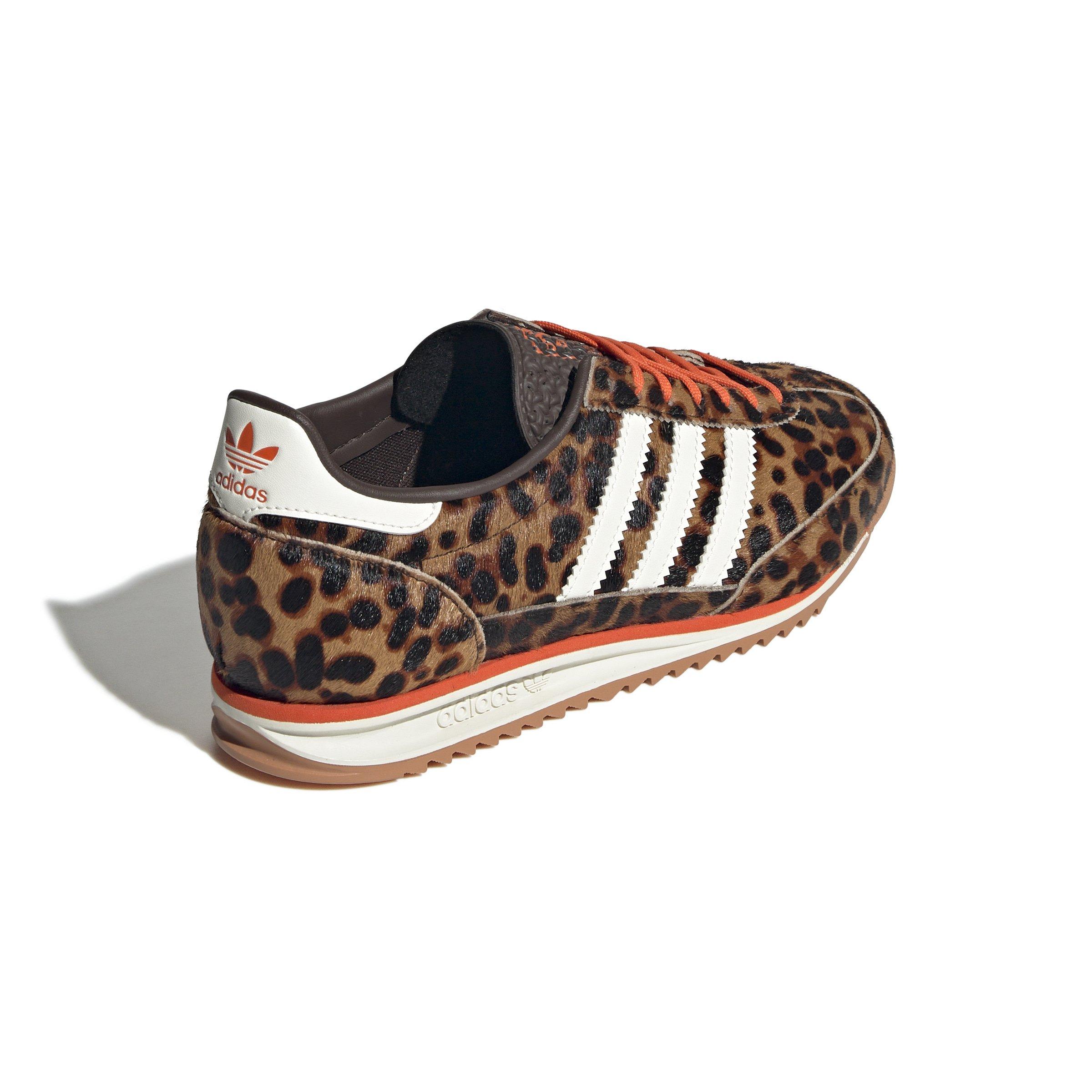 adidas Originals SL 72 OG "Leopard Print" Women's Shoe - BLACK/BROWN Thumbnail View 5