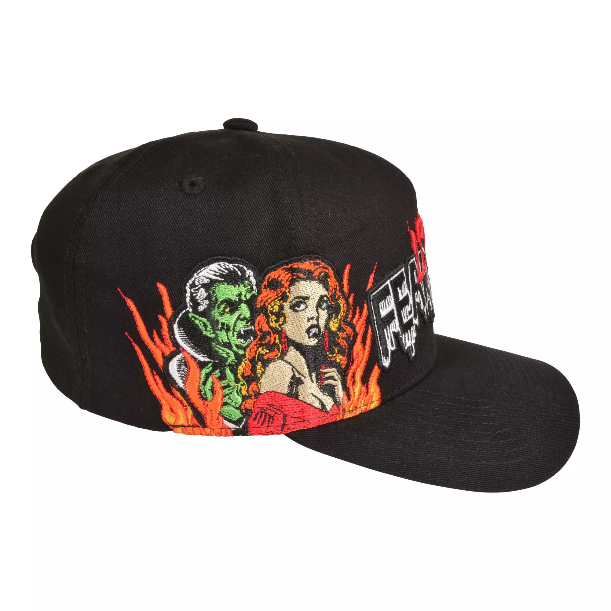 Field Grade Love Fearlessly Snapback Cap-Black - BLACK