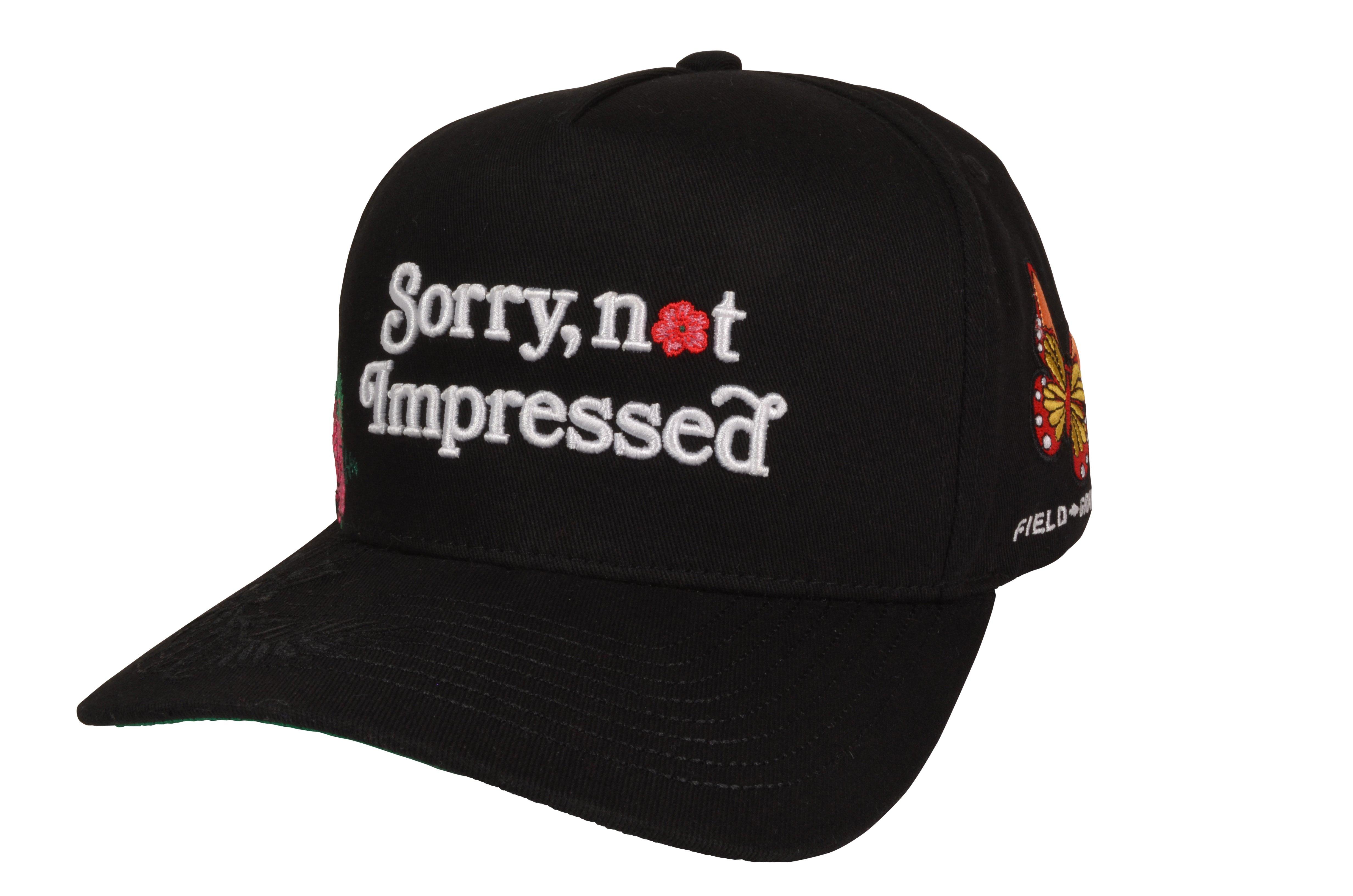Field Grade Not Impressed Snapback Cap-Black - BLACK Thumbnail View 1
